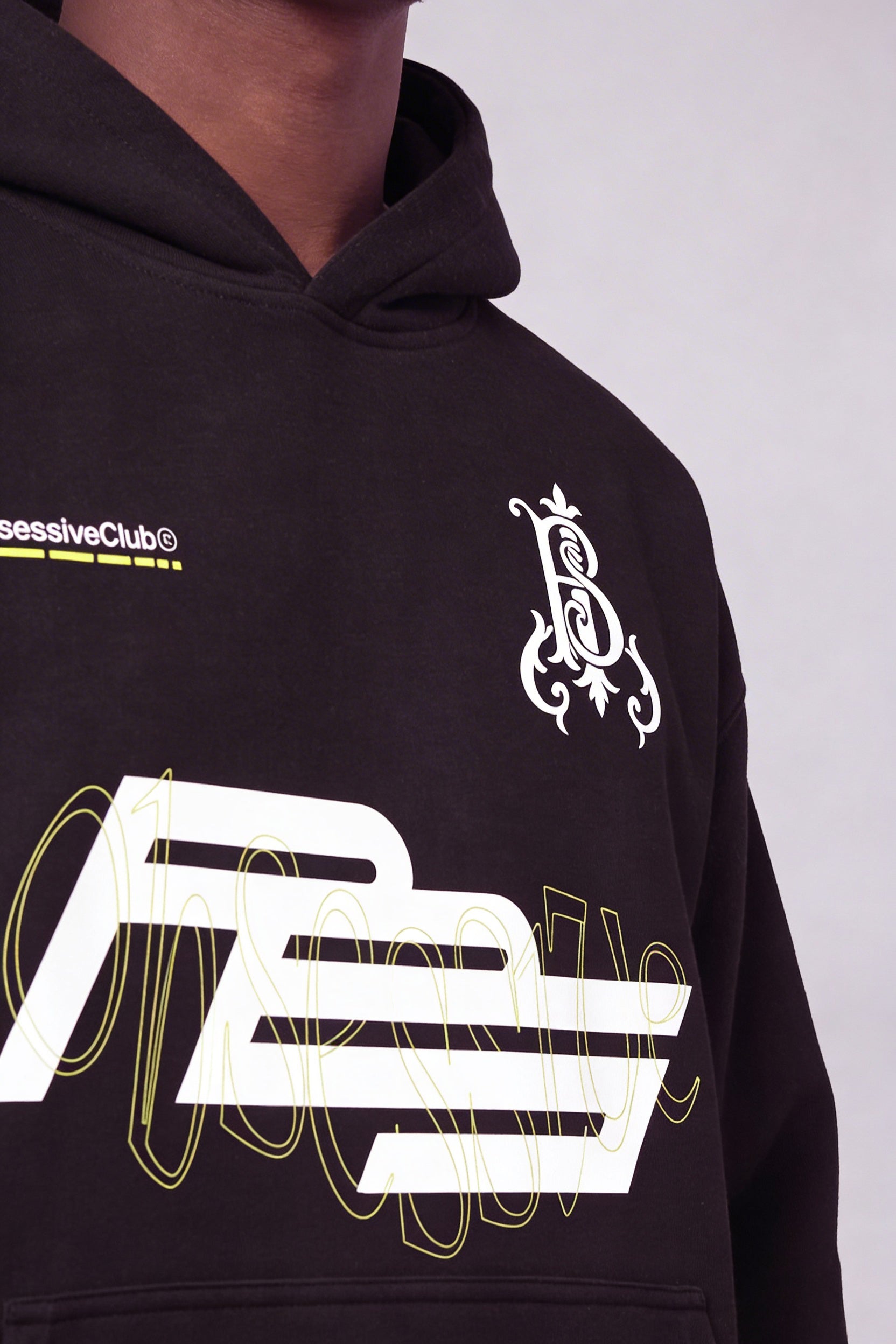 OBSESSIVE CLUB HOODIE - NEGRO