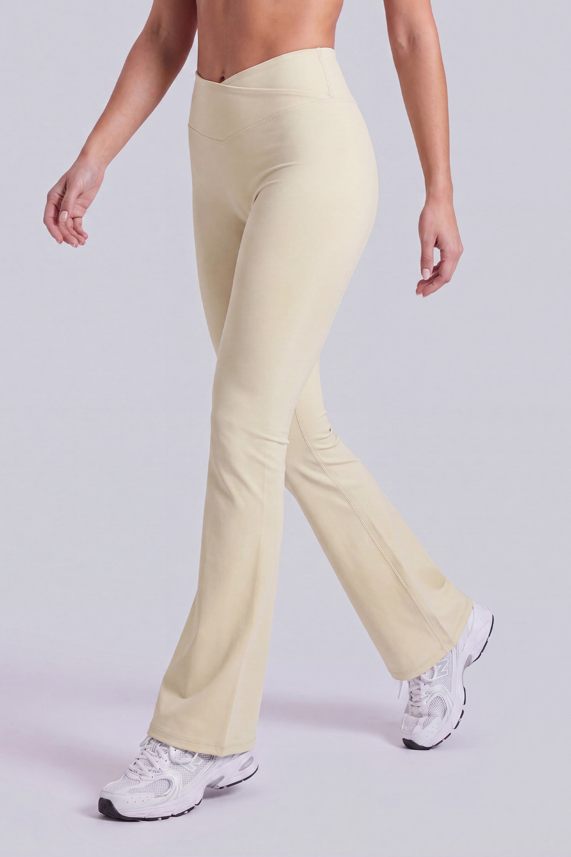 LEGGINGS FLARED ICON - BLANCO