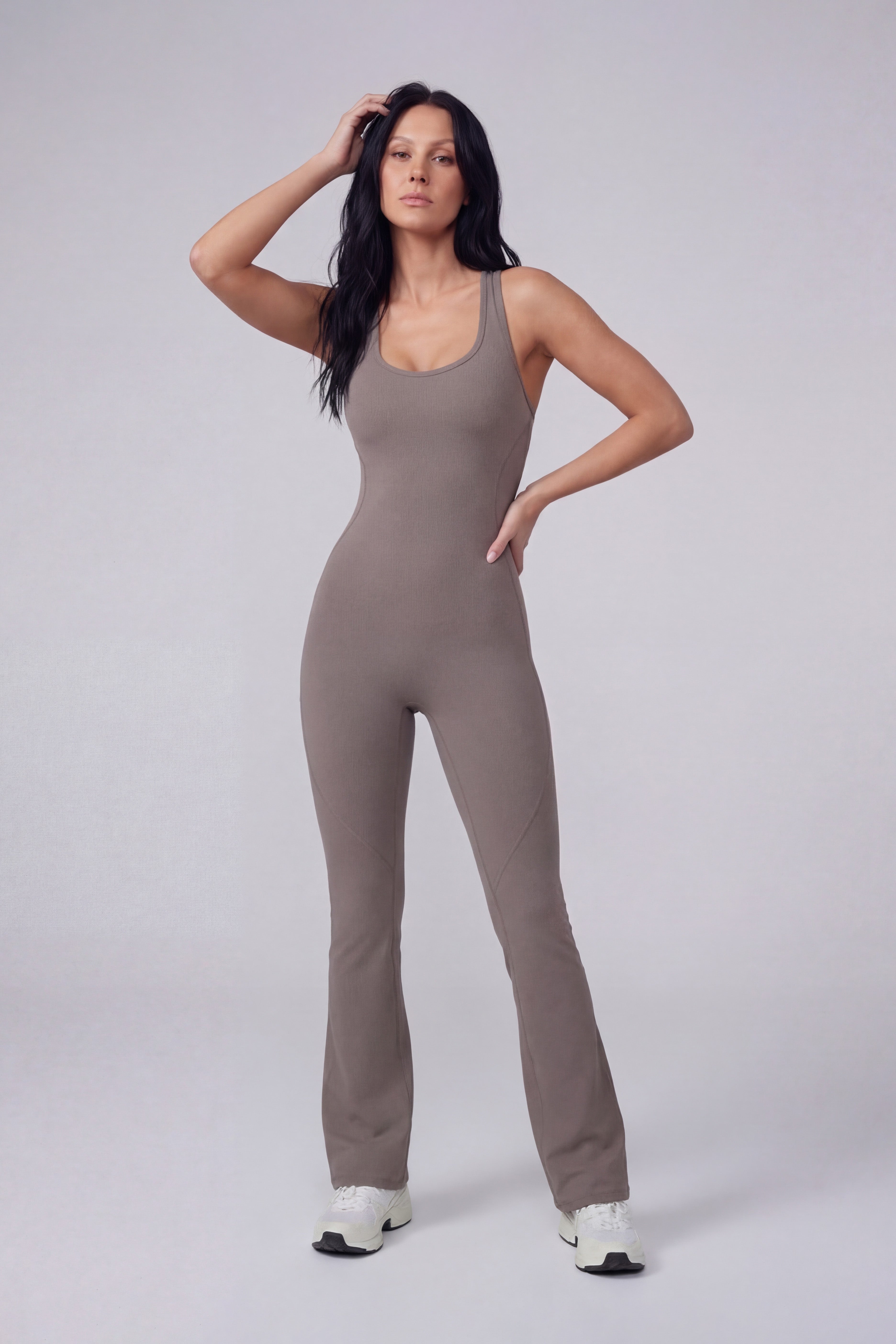 JUMPSUIT FLARED ELITE - GRIS