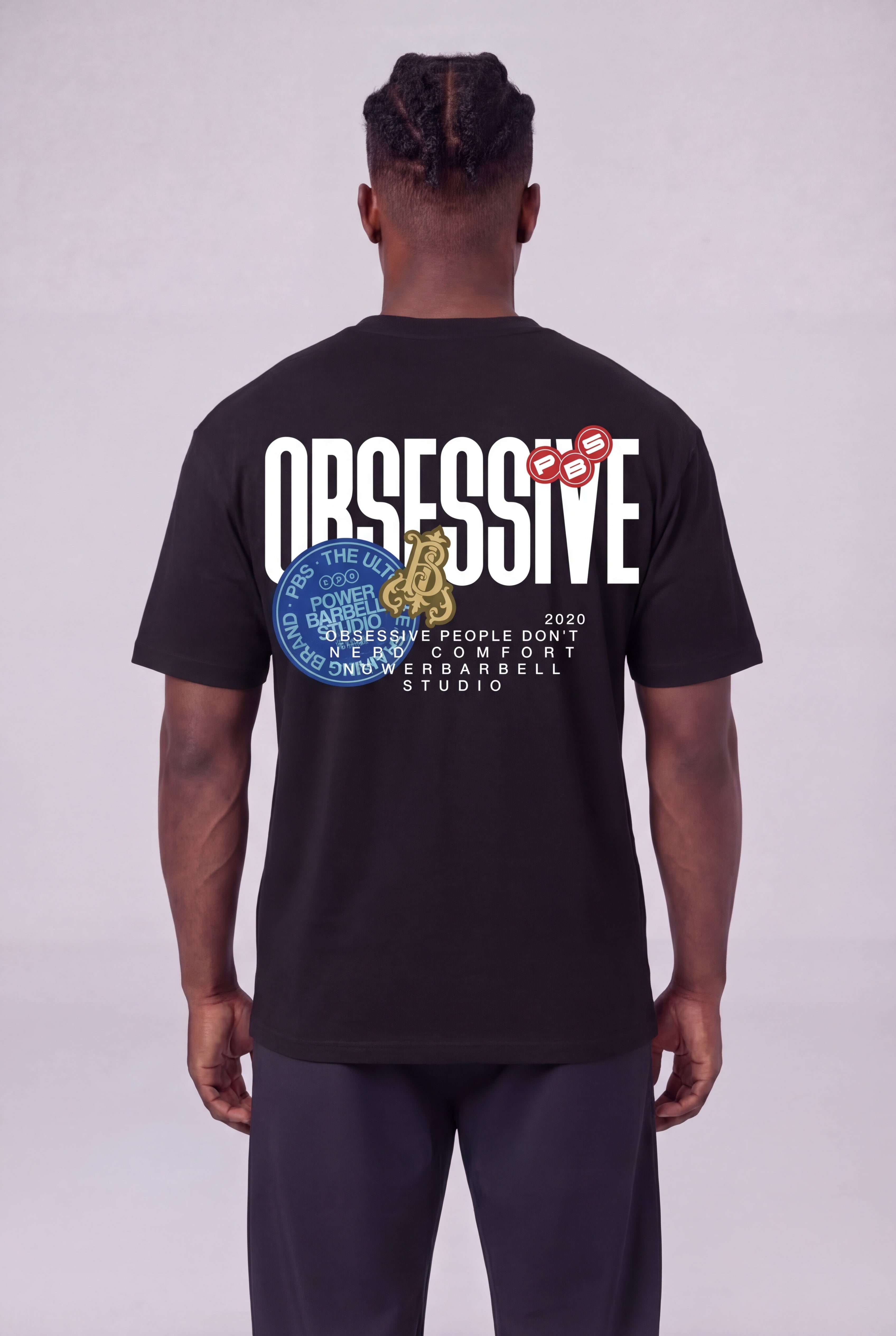 RPDNC OBSESSIVE PATCH OVERSIZED T-SHIRT - NEGRO