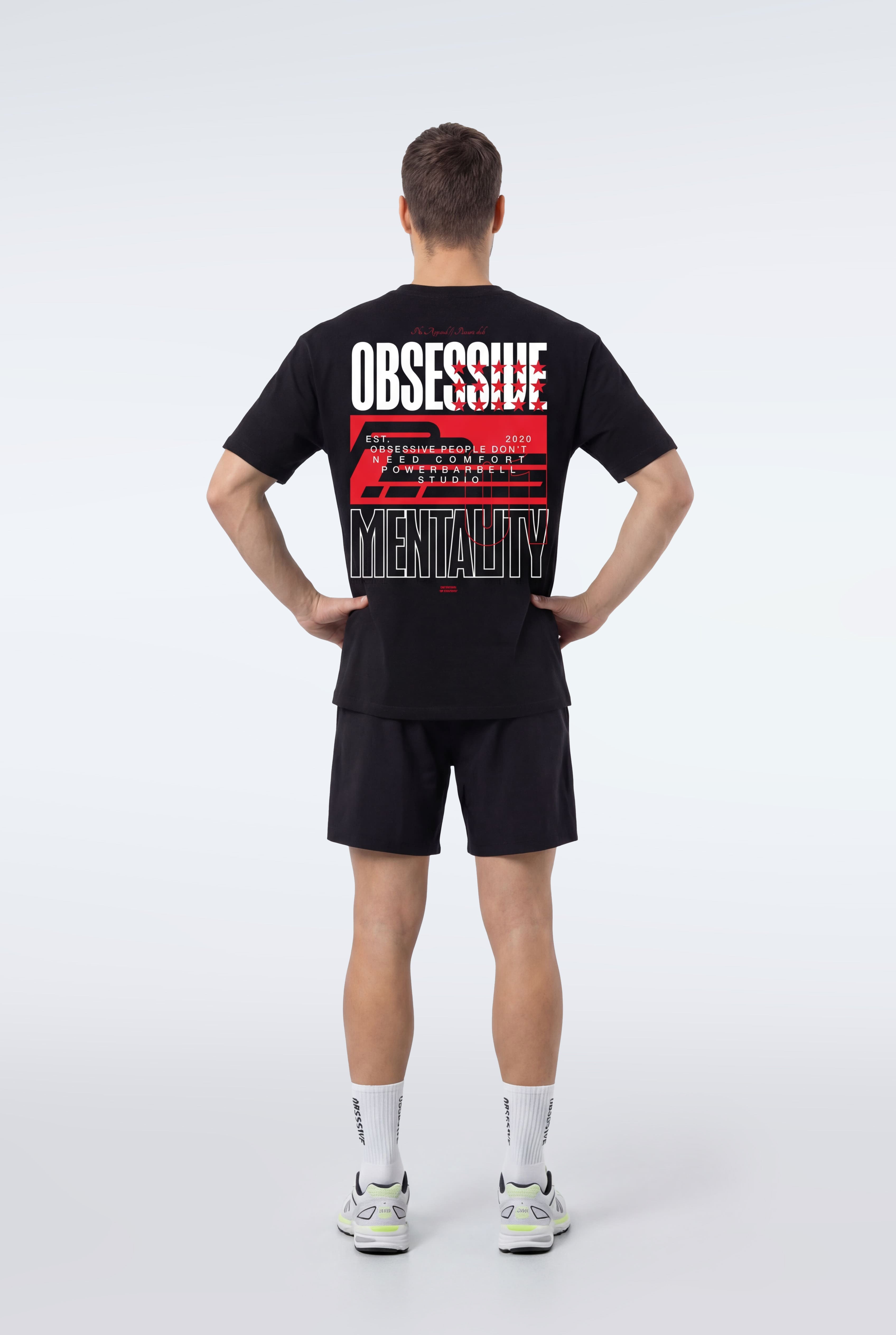 DON'T NEED COMFORT OVERSIZED T-SHIRT - NEGRO