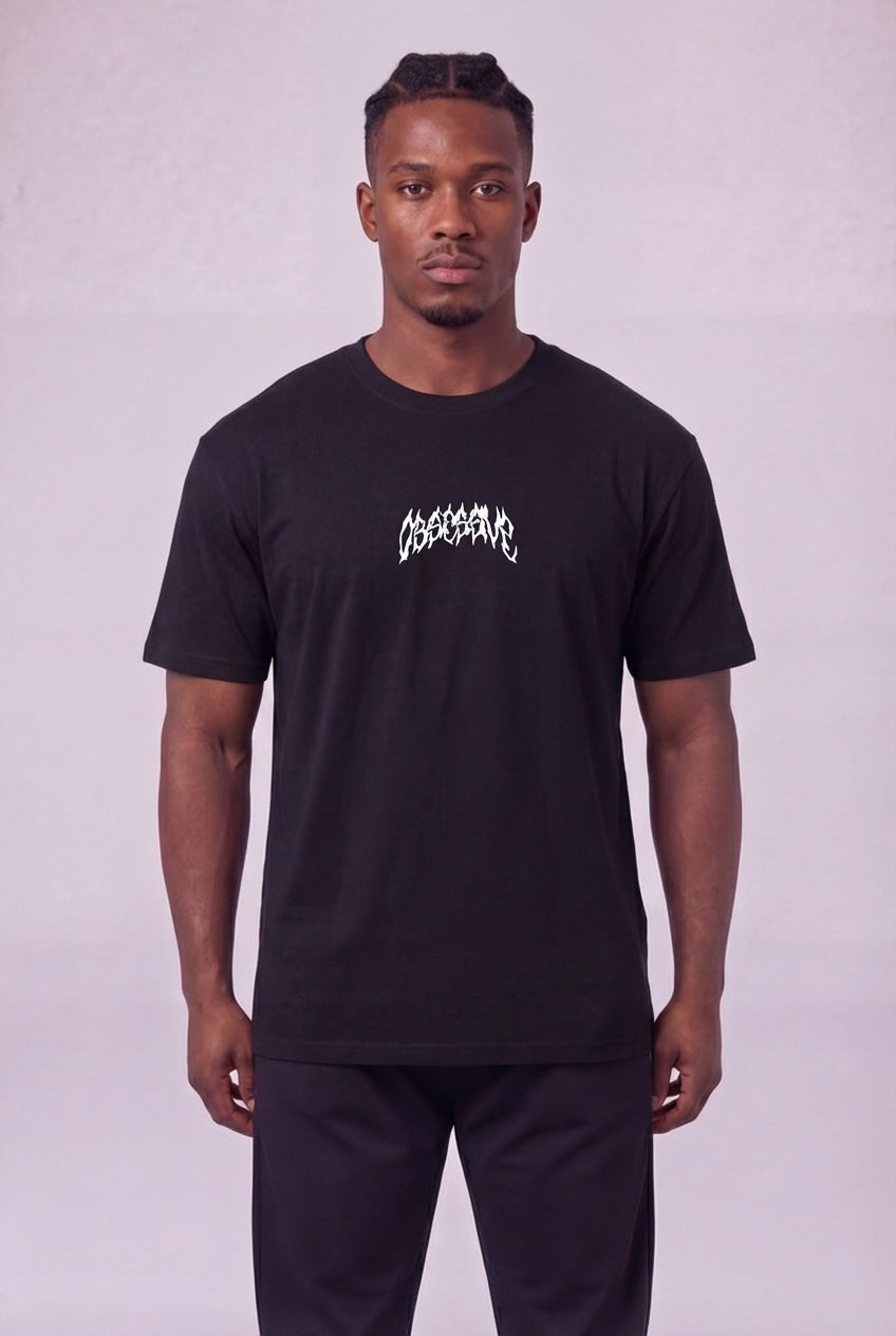 OBSESSIVE SOUL OVERSIZED T-SHIRT - NEGRO