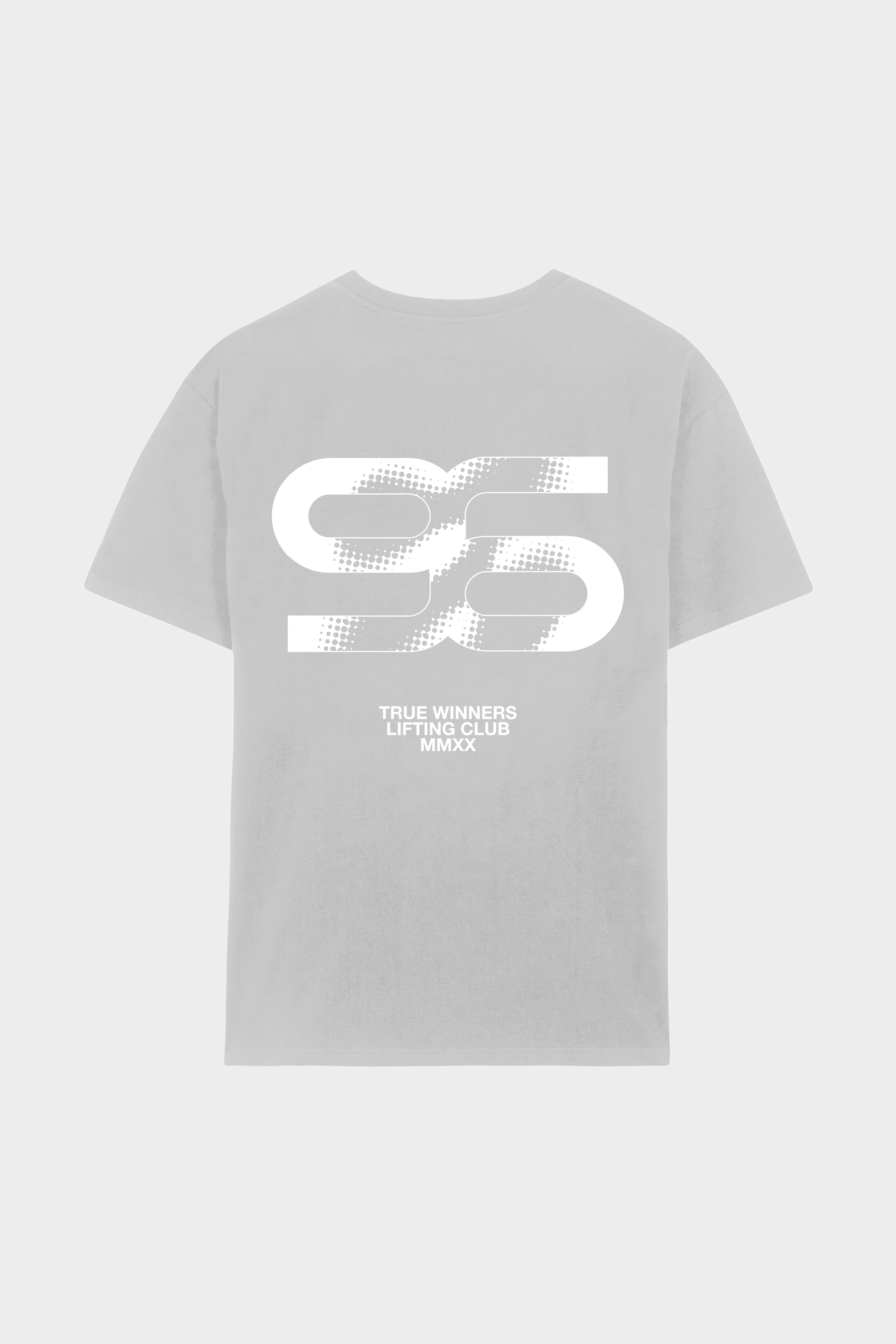 TRUE WINNERS LIFTING CLUB OVERSIZED T-SHIRT - GRIS