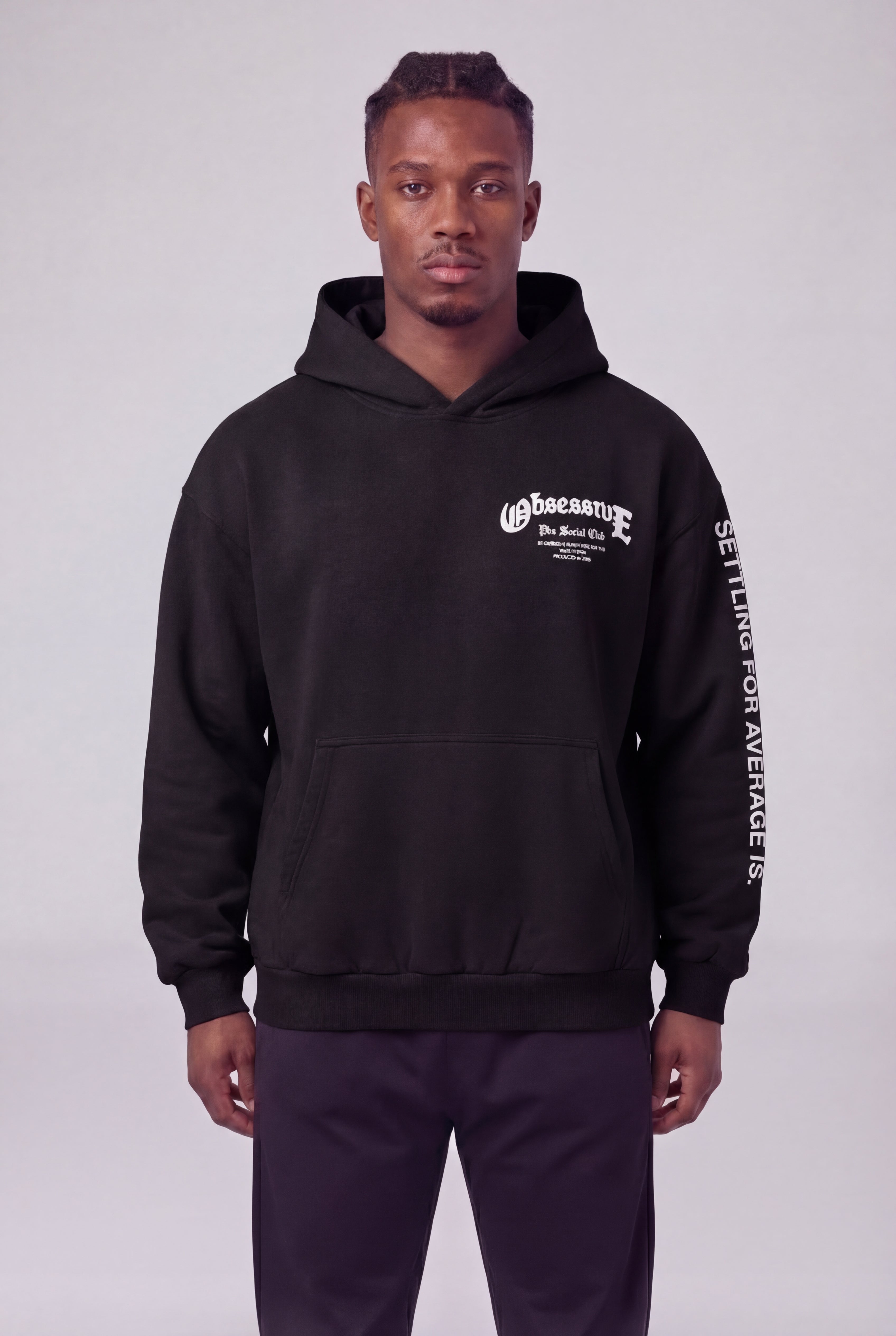 PBS SOCIAL CLUB HOODIE - NEGRO