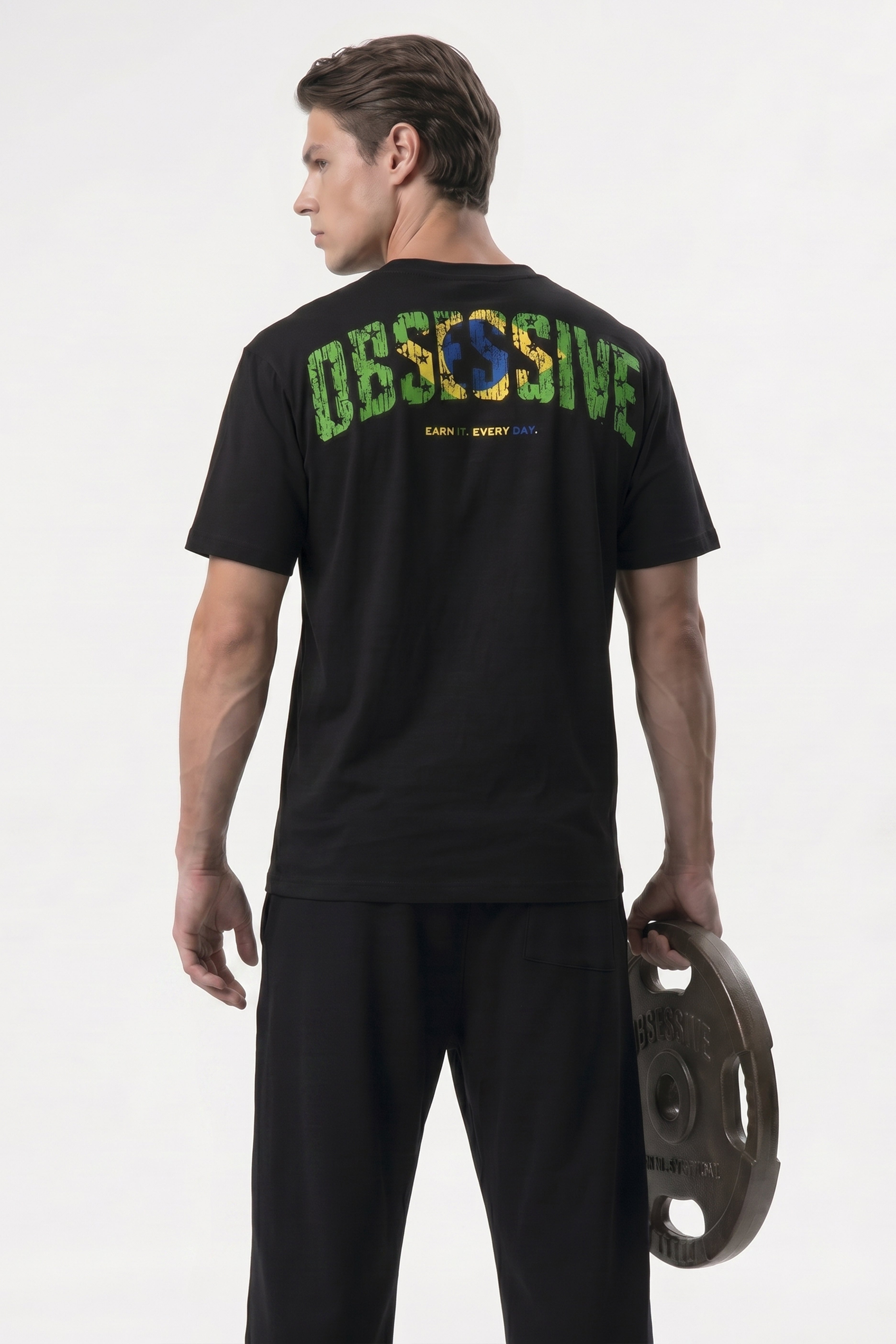 WORLD STAGE BRAZIL OVERSIZED TEE - NEGRO