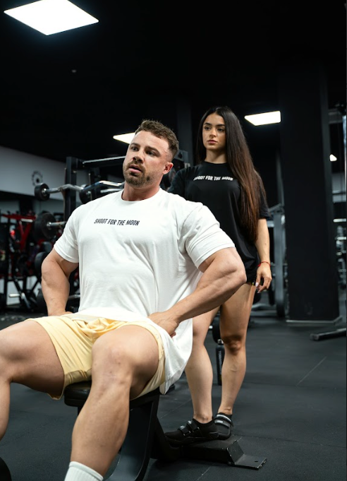 CAMISETA SHOOT FOR THE MOON - BLANCO