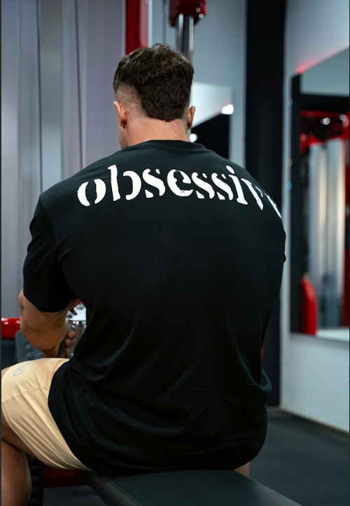 CAMISETA OBSESSIVE OVERSIZE - NEGRO