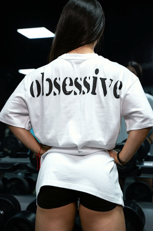 CAMISETA OBSESSIVE OVERSIZE - BLANCO