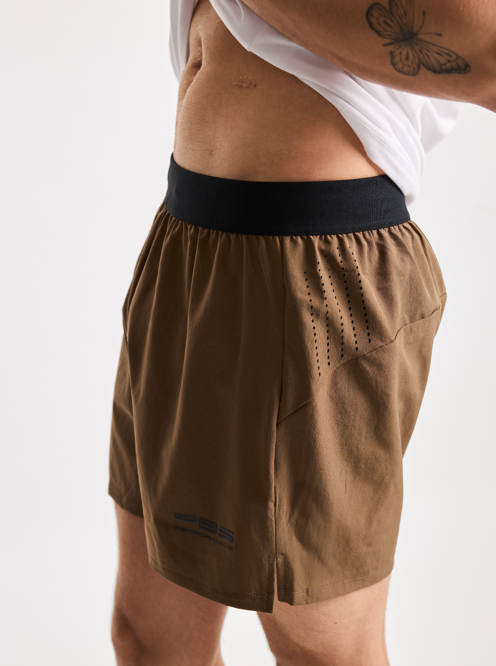 PREMIUM SLIM SHORT PBS - SEPIA
