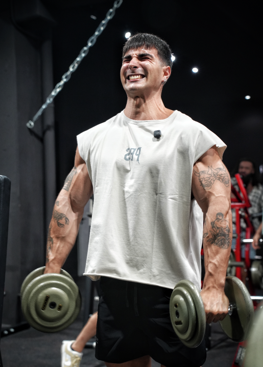 OBSESSIVE FLAME TANK TOP - BEIGE