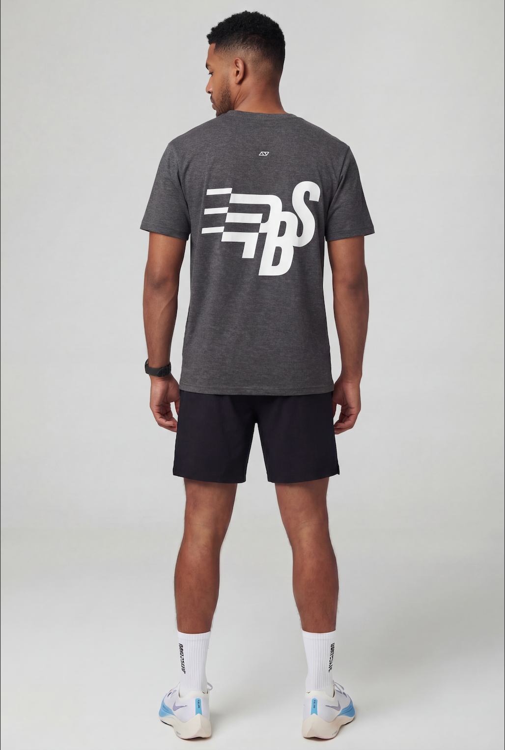 PBS FLAG REGULAR T-SHIRT - GRIS