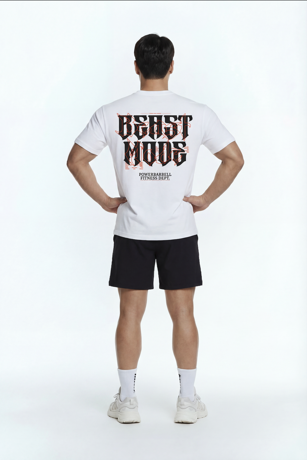 BEAST MODE OVERSIZE T-SHIRT - BLANCO