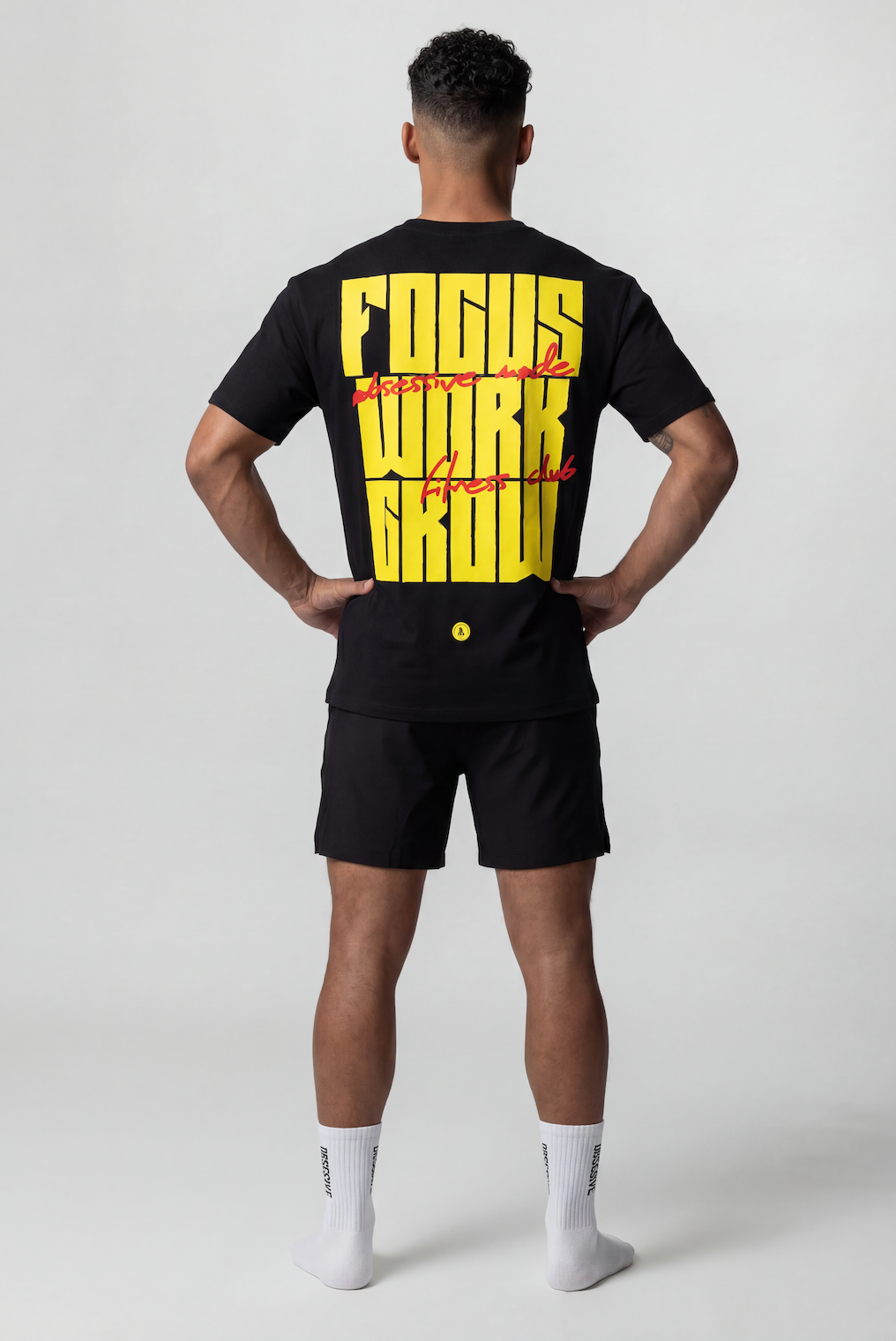 FOCUS WORK GROW OVERSIZE T-SHIRT - NEGRO