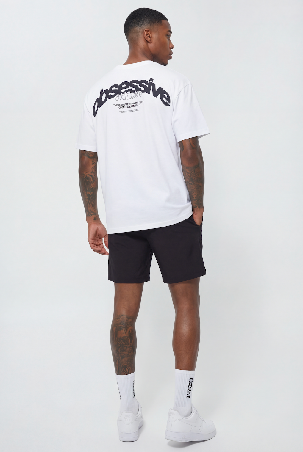 OBSESSIVE ATHLETE OVERSIZED T-SHIRT - BLANCO
