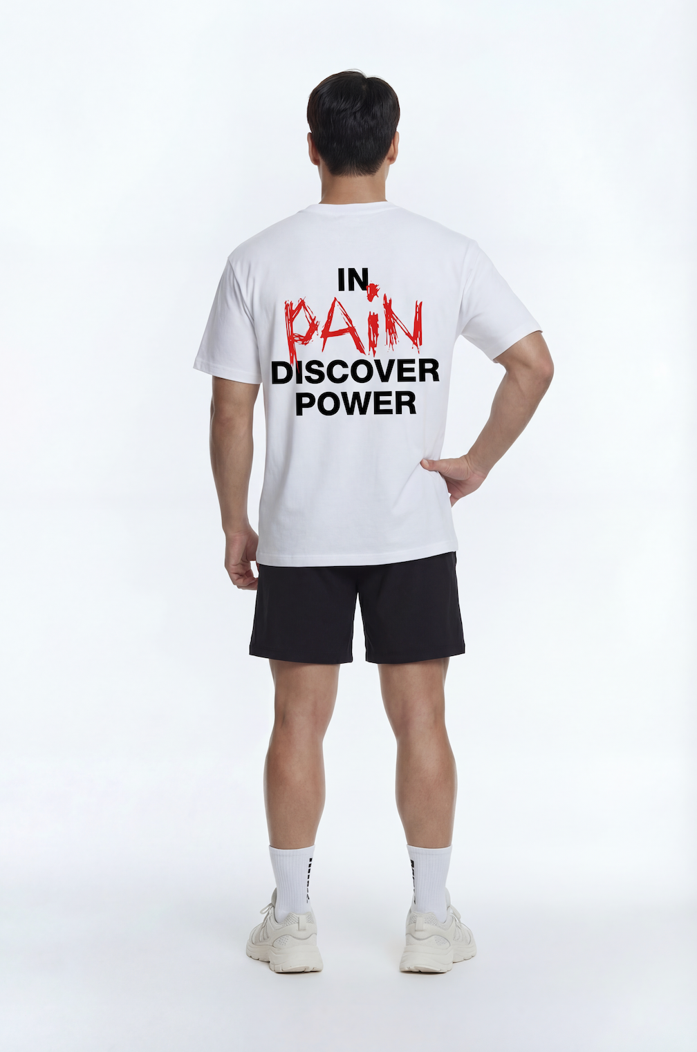 IN PAIN DISCOVER POWER REGULAR T-SHIRT - BLANCO