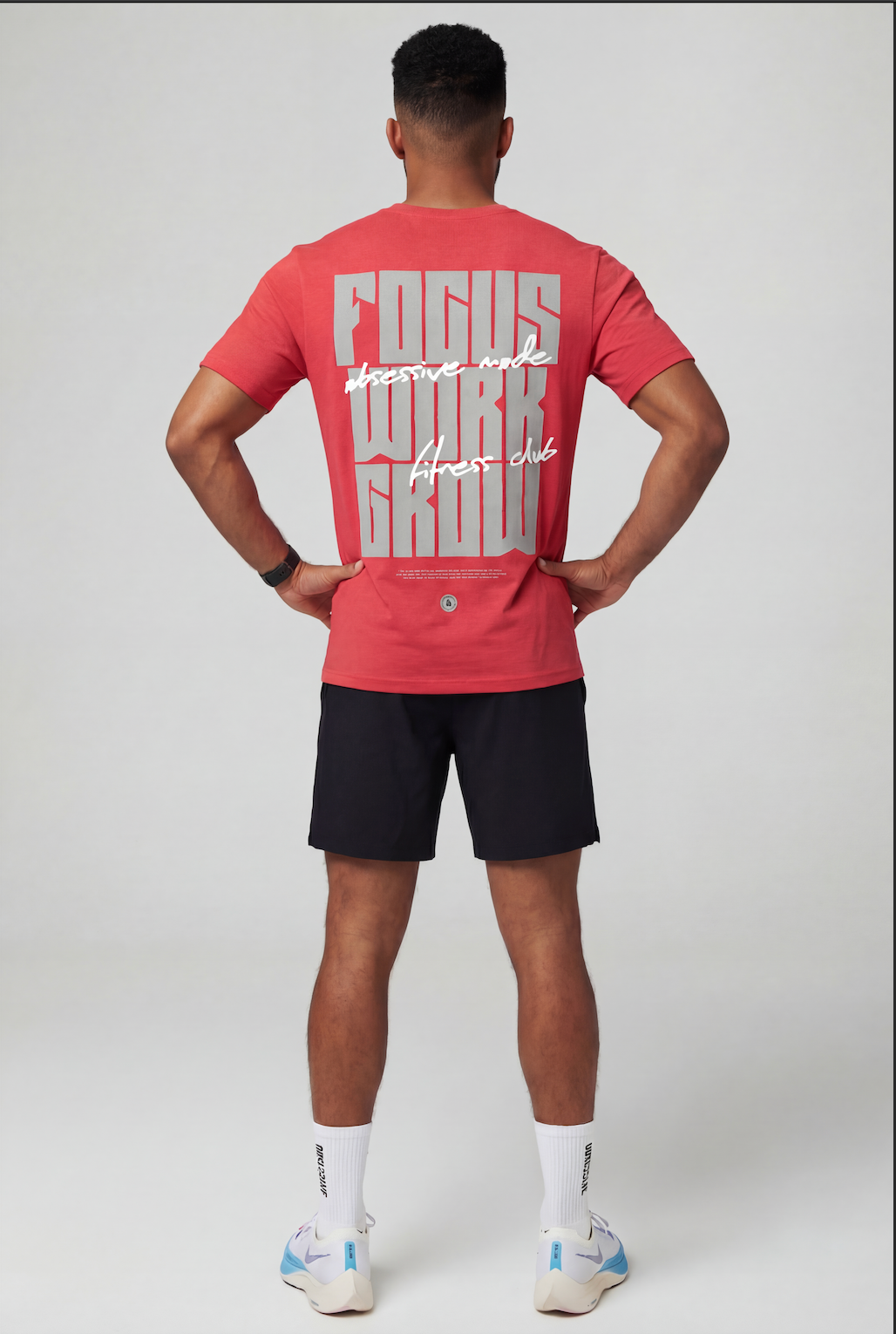FOCUS WORK GROW REGULAR T-SHIRT - ROJO
