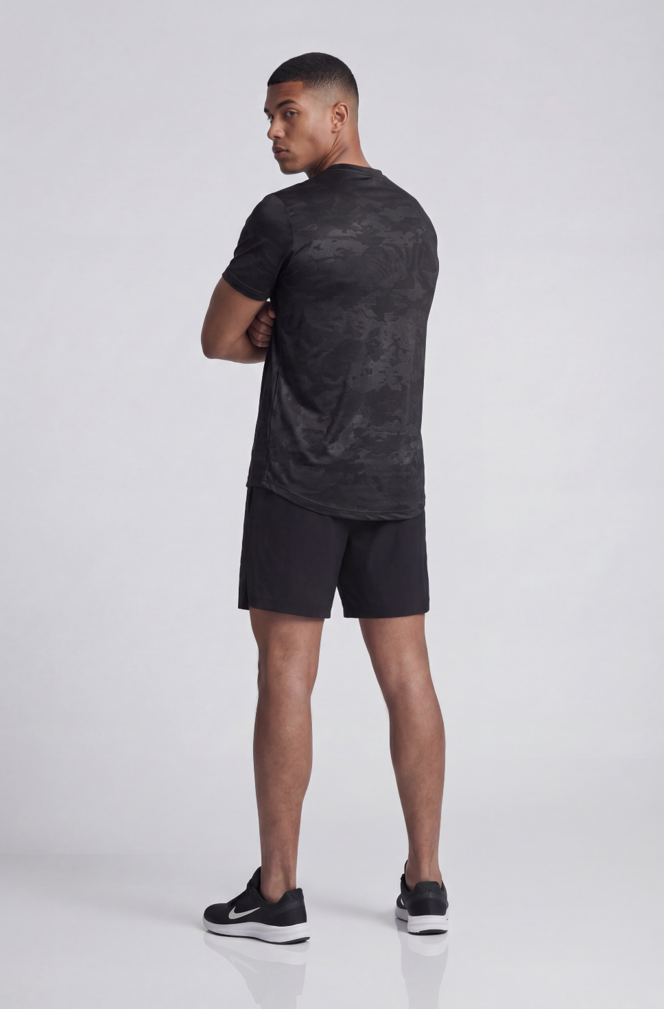 CAMISETA CAMUFLAJE - NEGRO