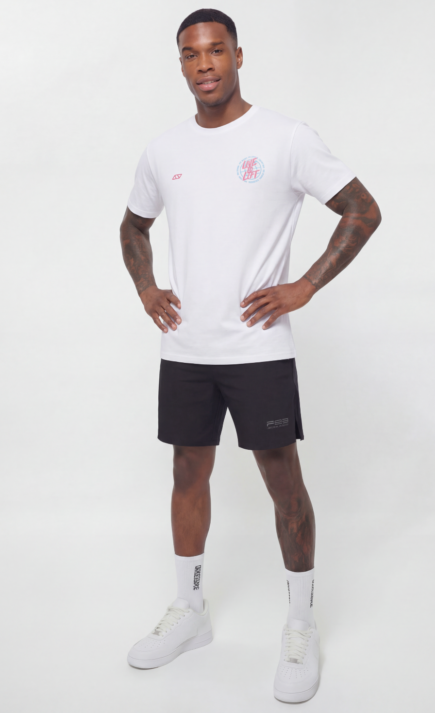 CAMISETA LIVE TO LIFT - BLANCO