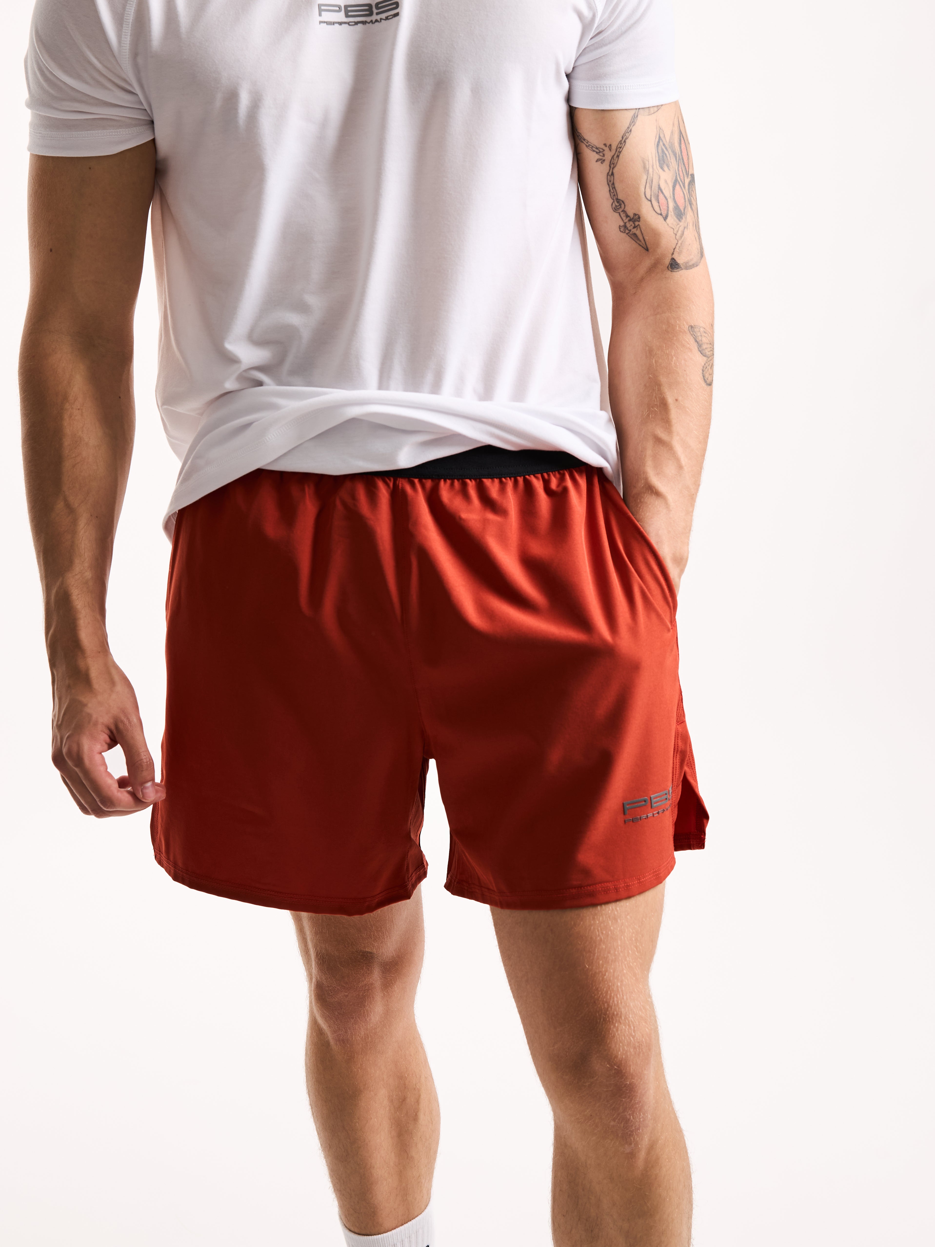 LIFTING SHORT PBS - NARANJA