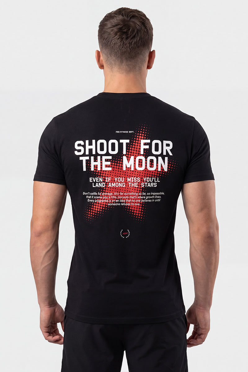 SHOOT FOR THE MOON 2.0 T-SHIRT - NEGRO