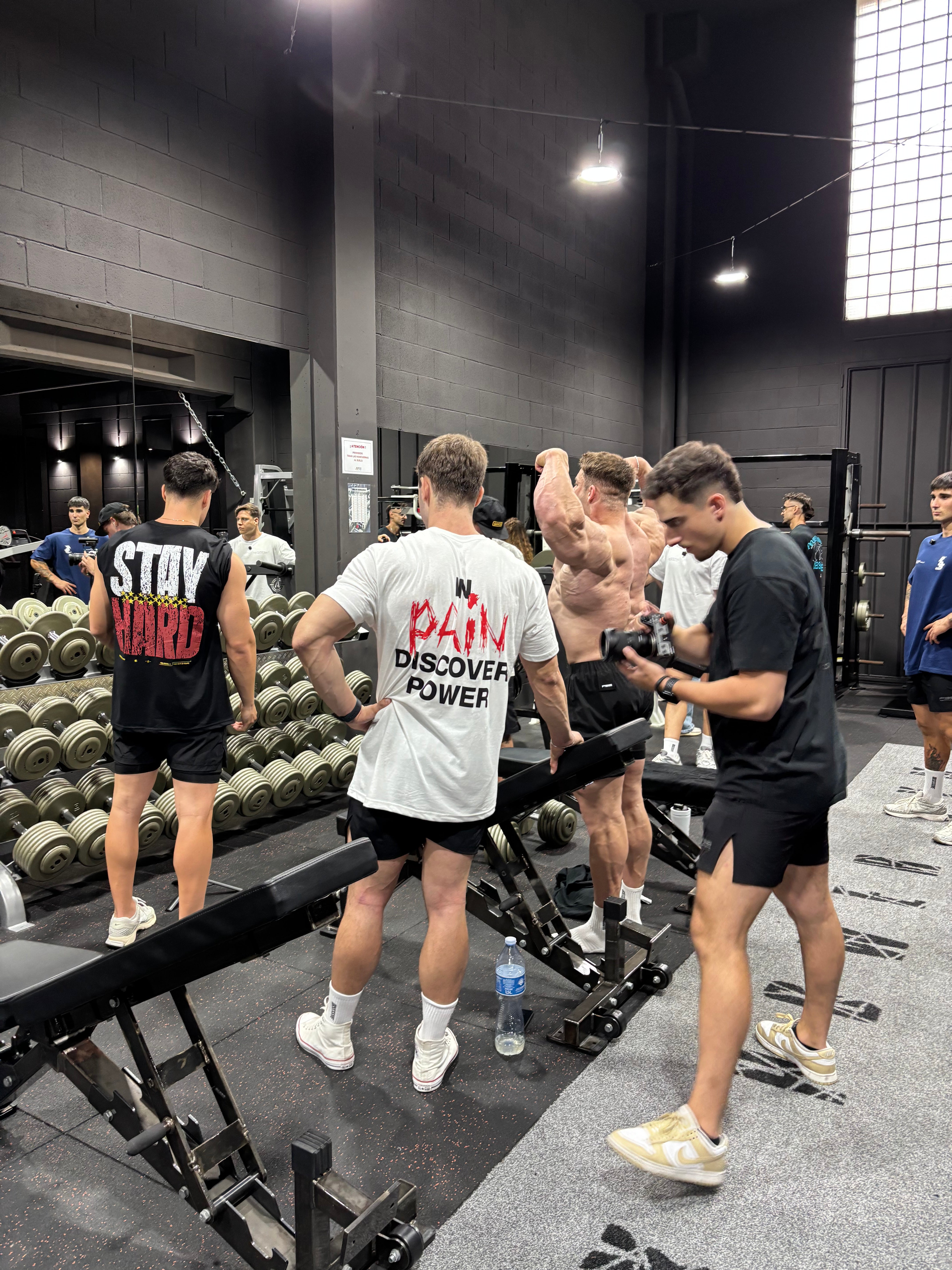 IN PAIN DISCOVER POWER REGULAR T-SHIRT - BLANCO