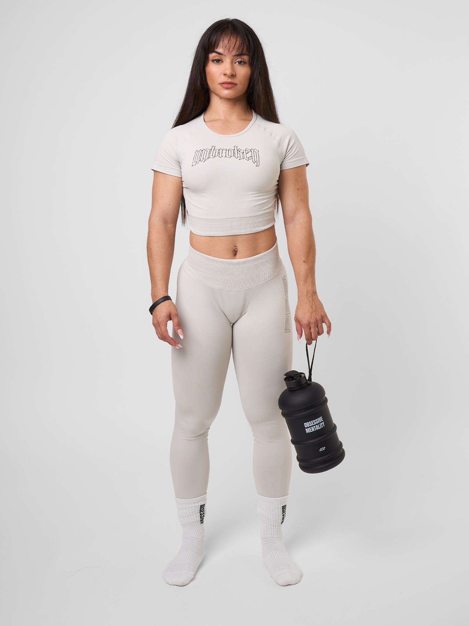 LEGGINGS UNBROKEN - BEIGE