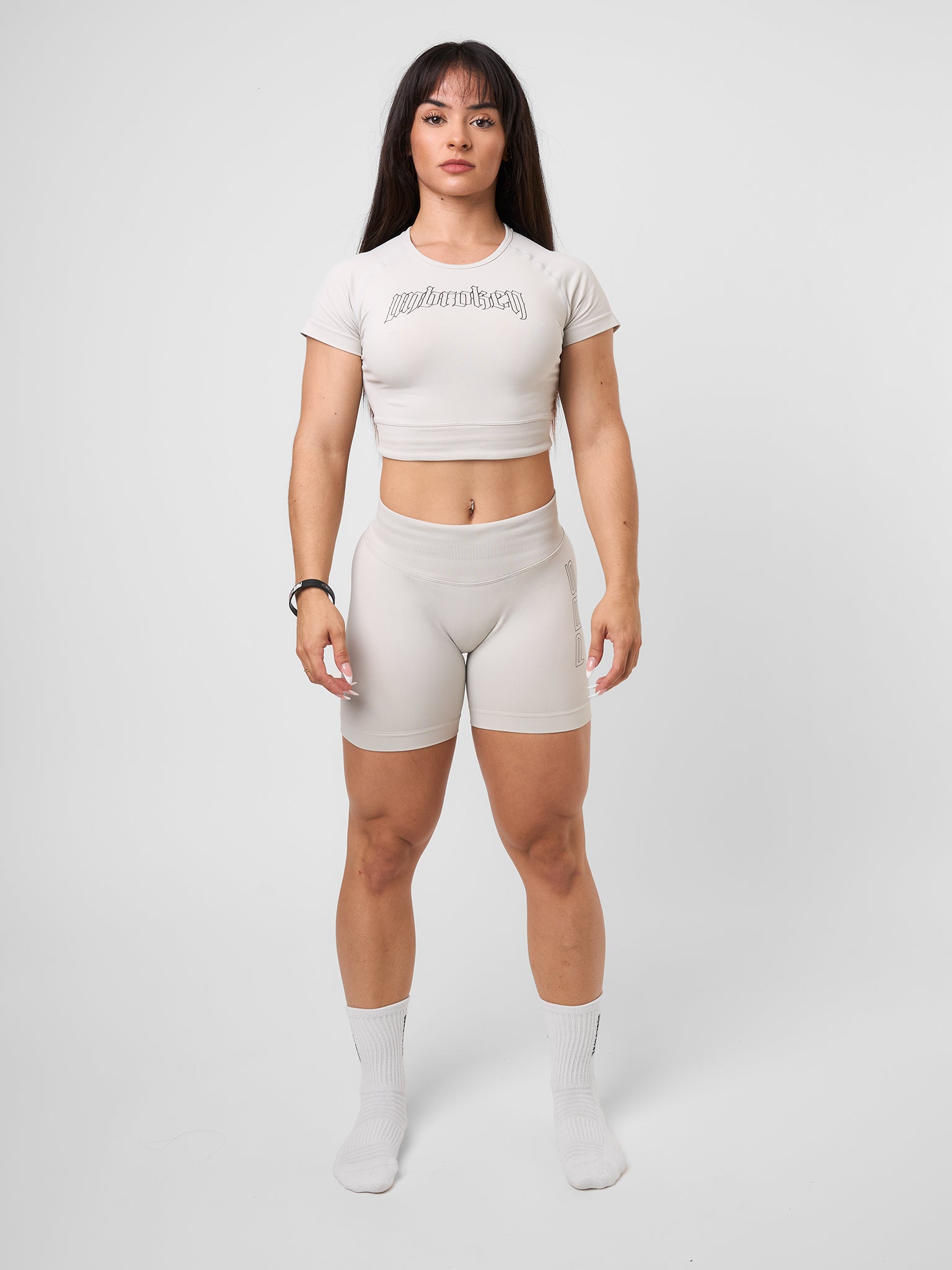 SHORT UNBROKEN - BEIGE