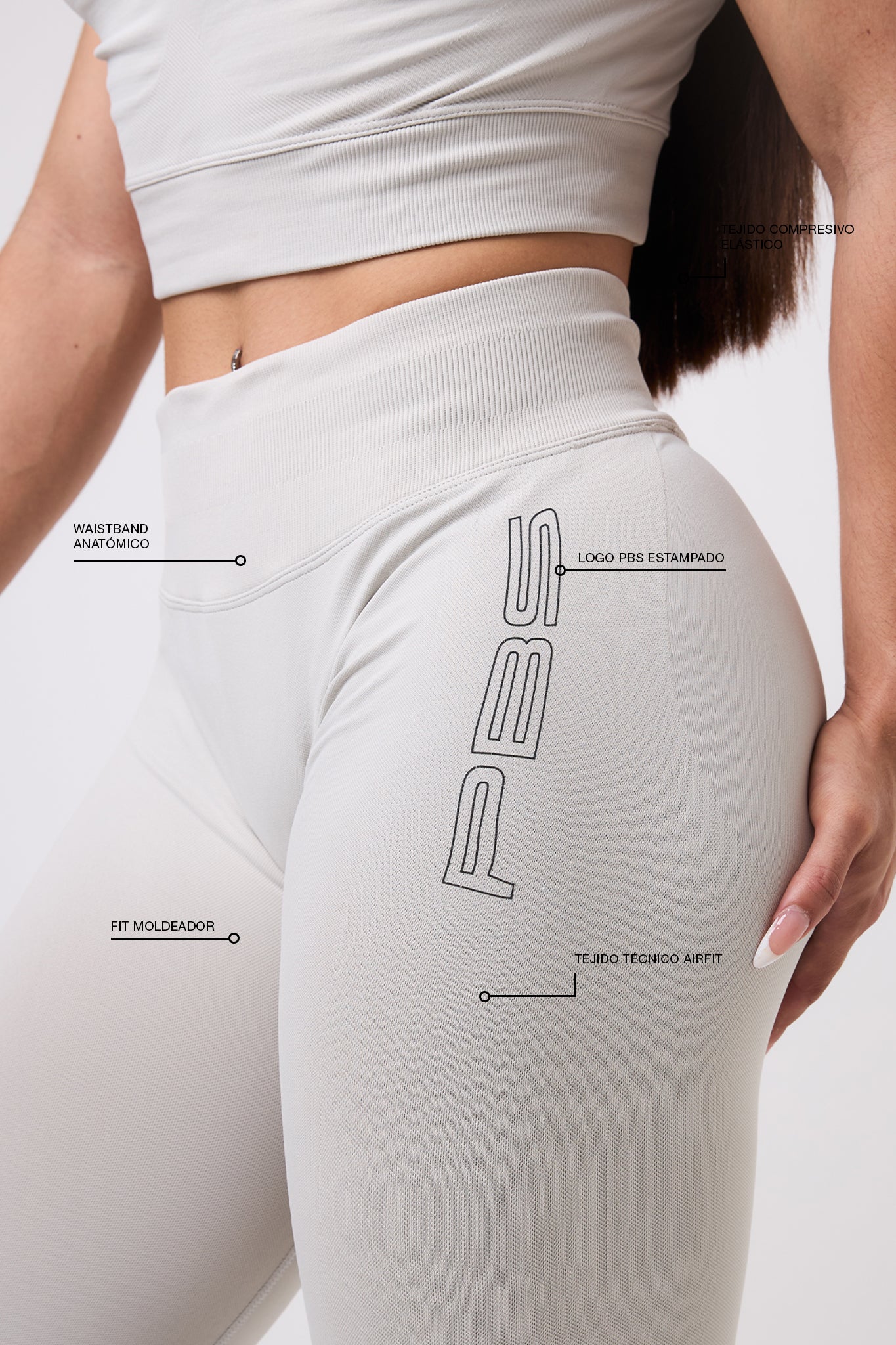 LEGGINGS UNBROKEN - BEIGE