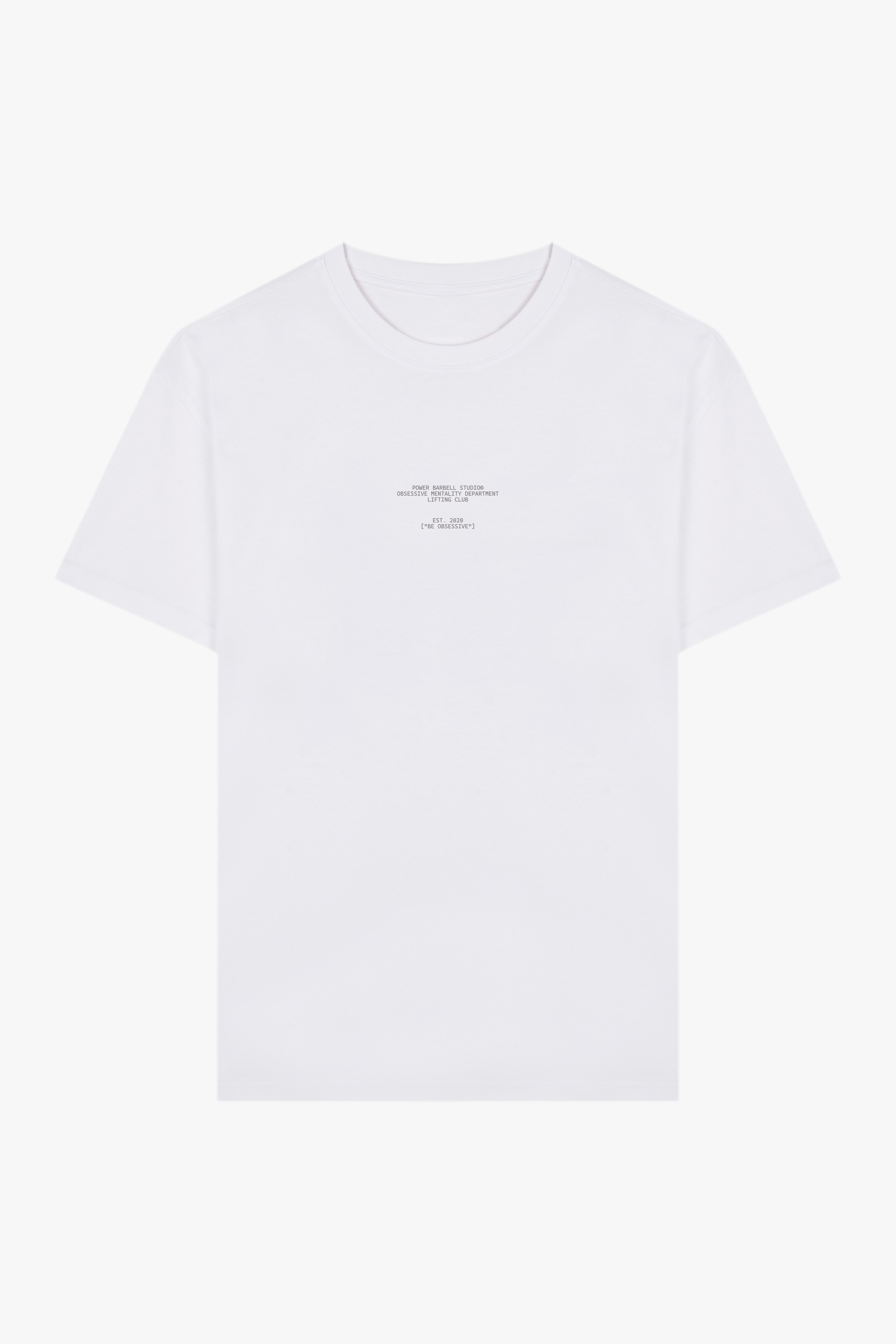 OBSESSIVE DEPT REGULAR T-SHIRT - BLANCO