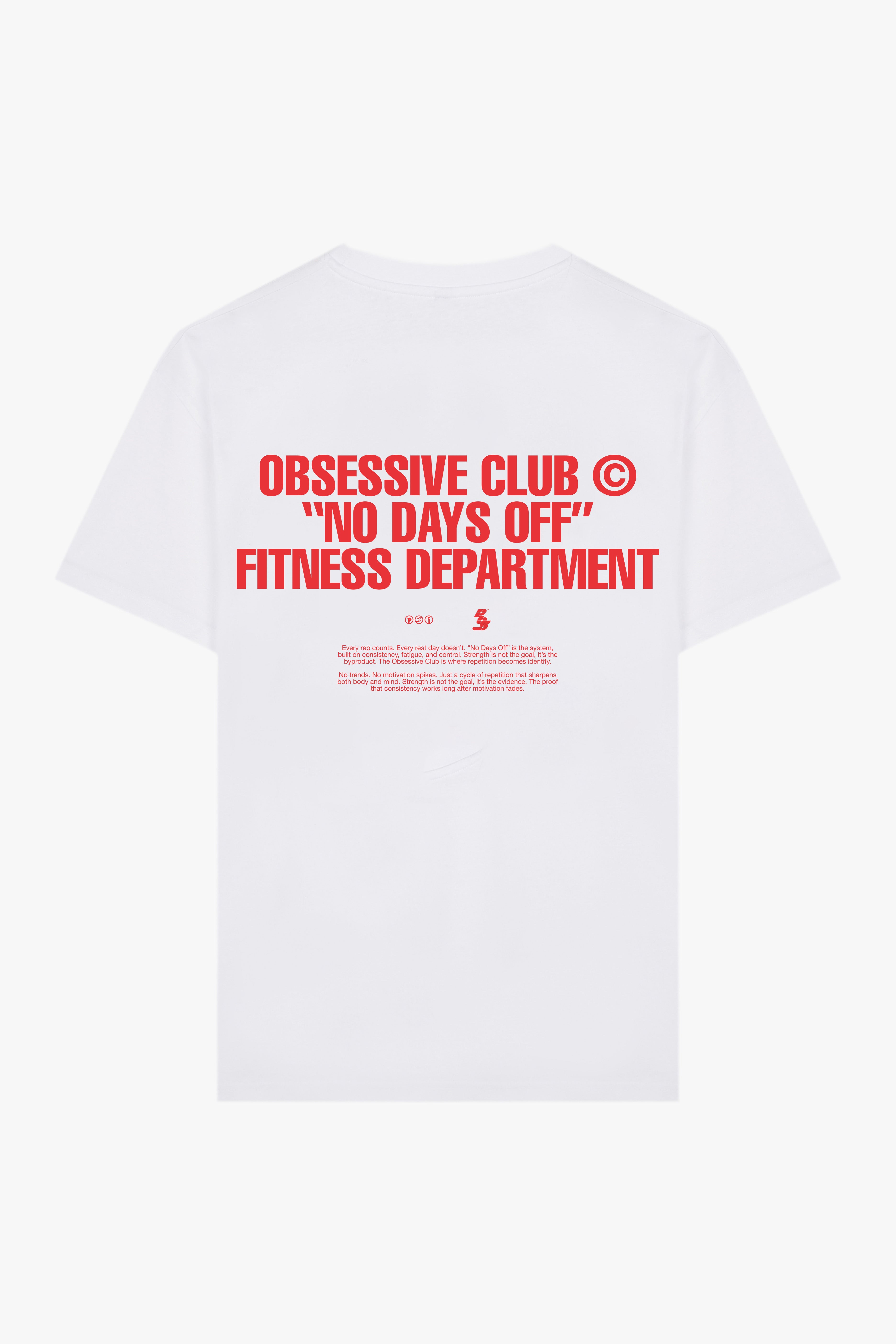 NO DAYS OFF OVERSIZE T-SHIRT - BLANCO