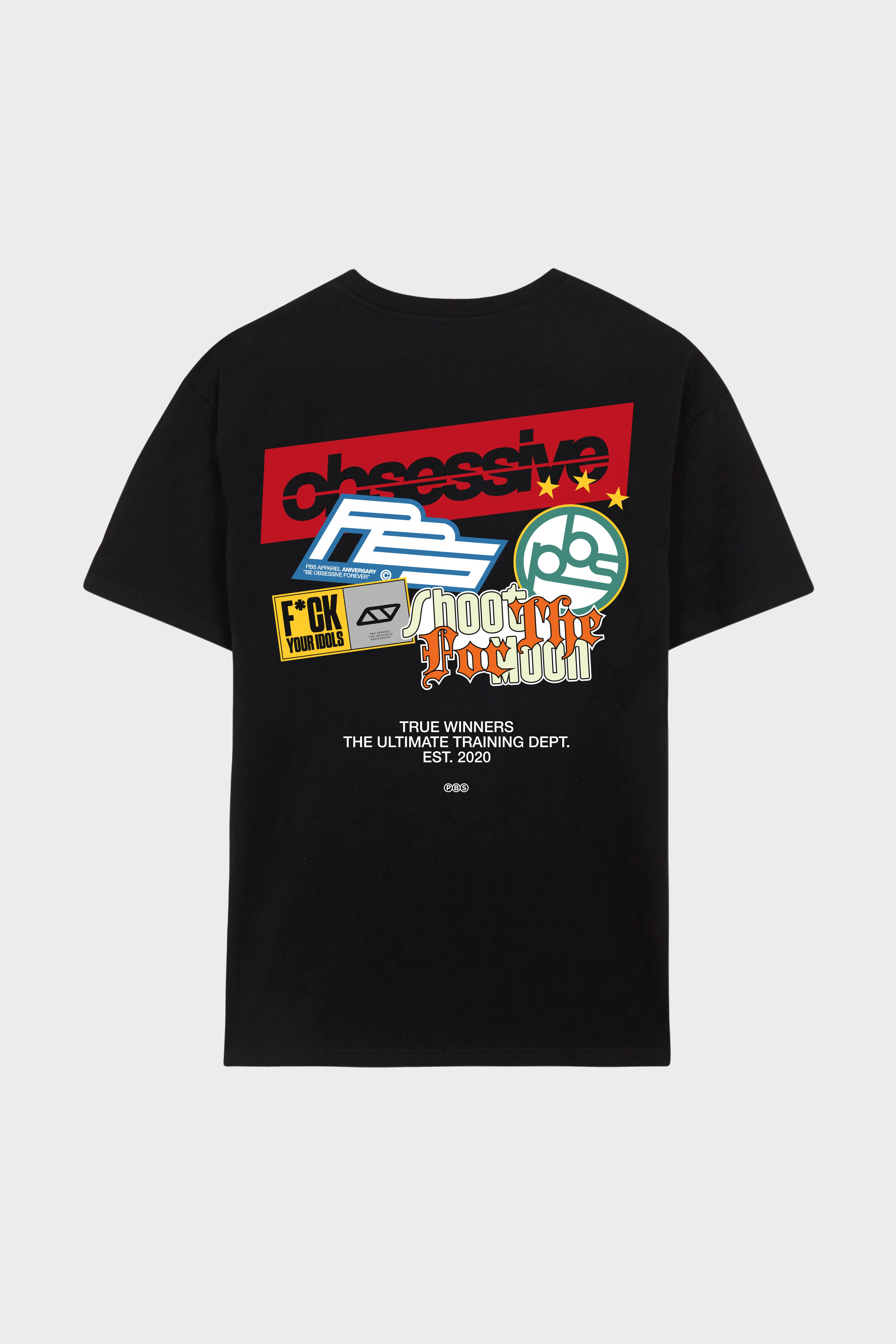 PATCH LEGACY OVERSIZED T-SHIRT - NEGRO