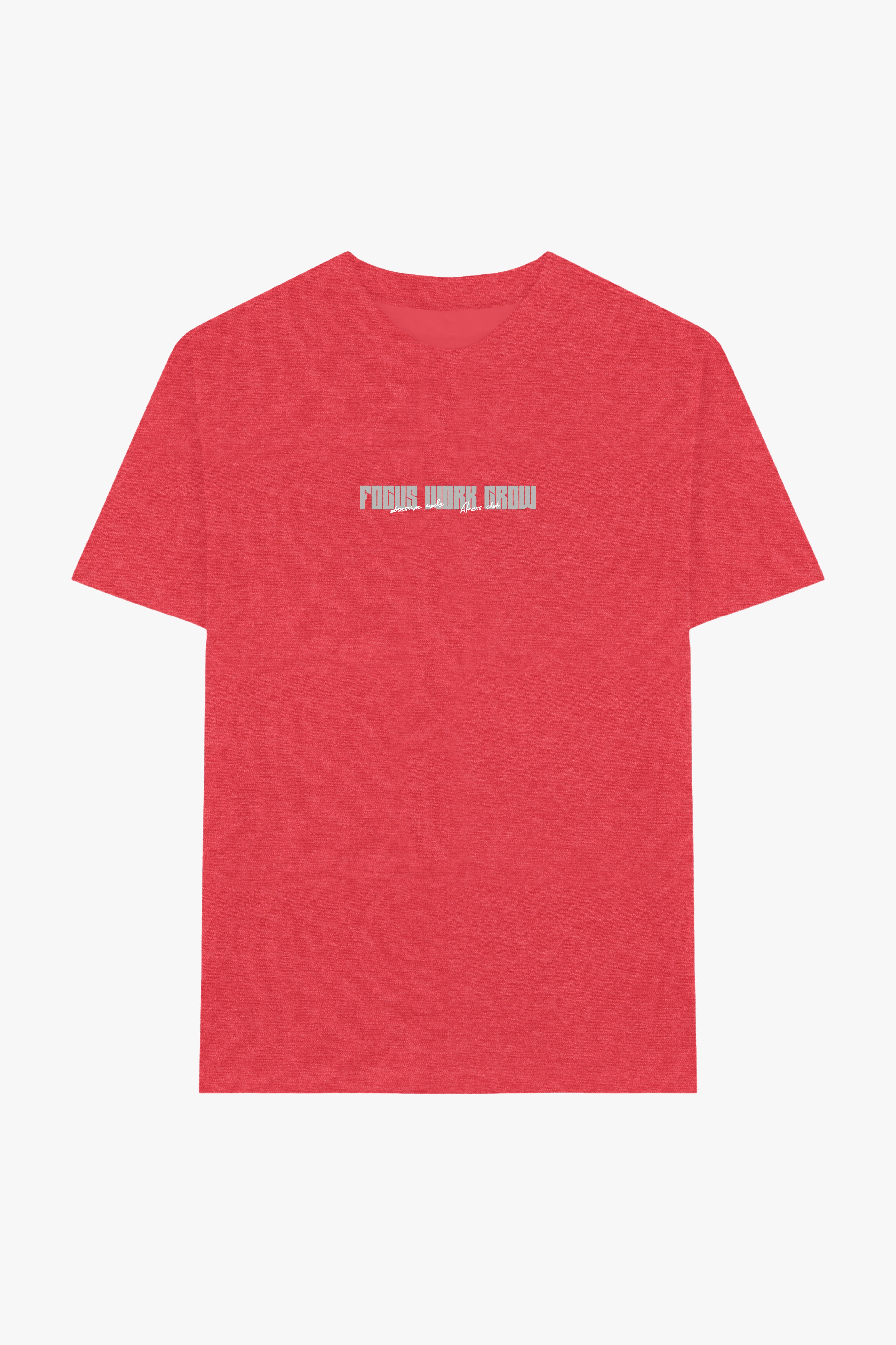 FOCUS WORK GROW REGULAR T-SHIRT - ROJO