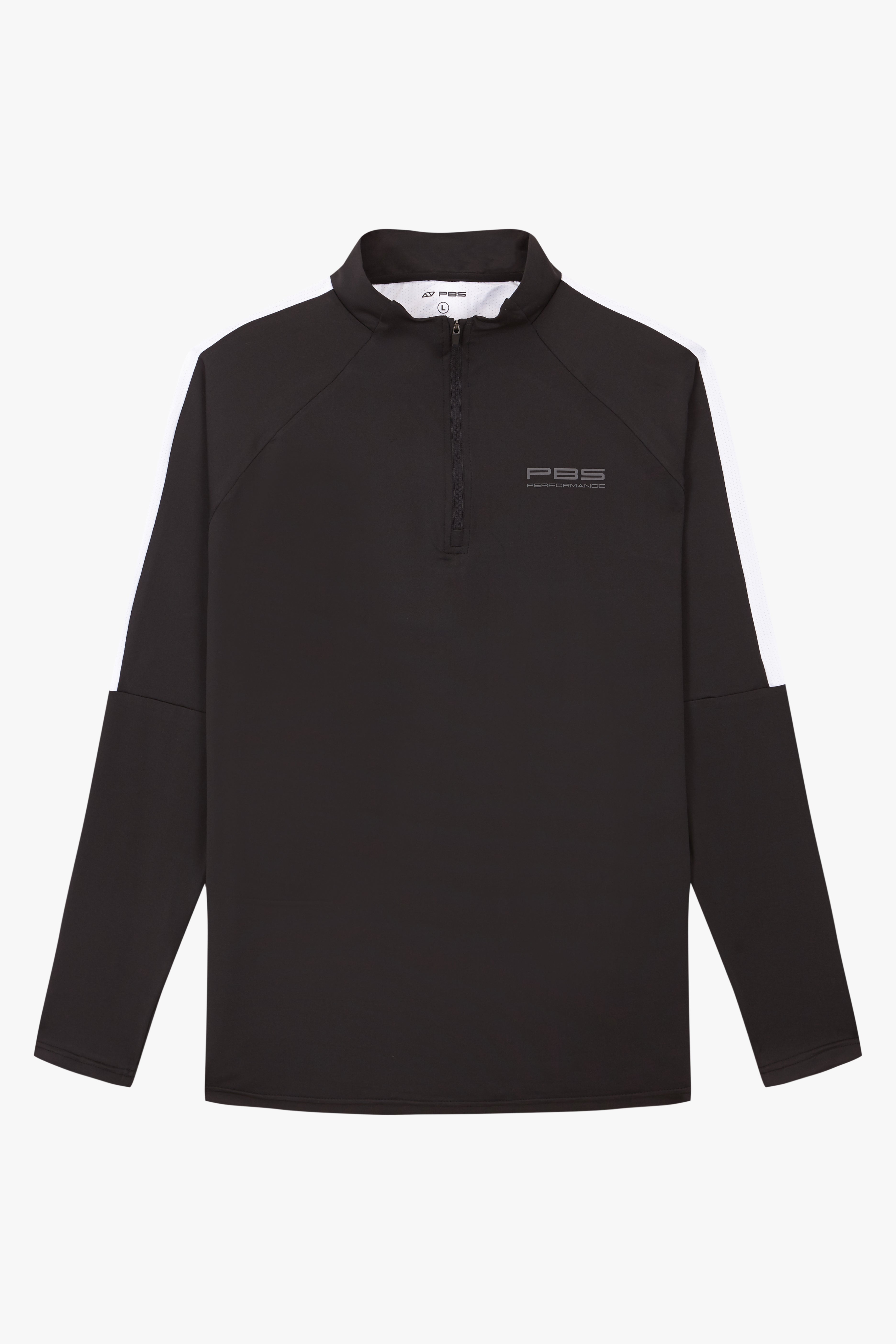 PERFORMANCE LONG TECH T-SHIRT - NEGRO/BLANCO