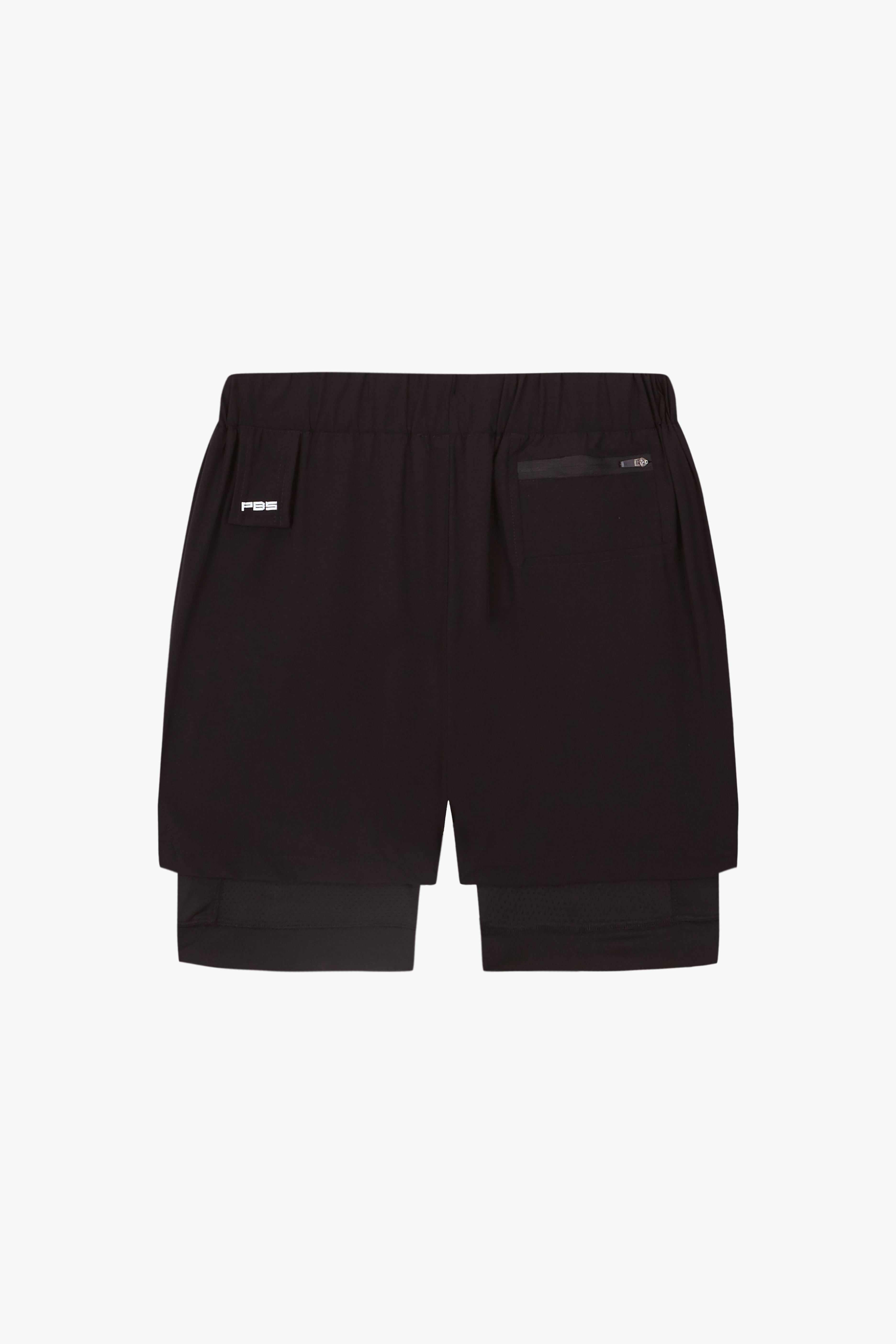 ONE PRCNT MENTALITY TECH SHORT - NEGRO