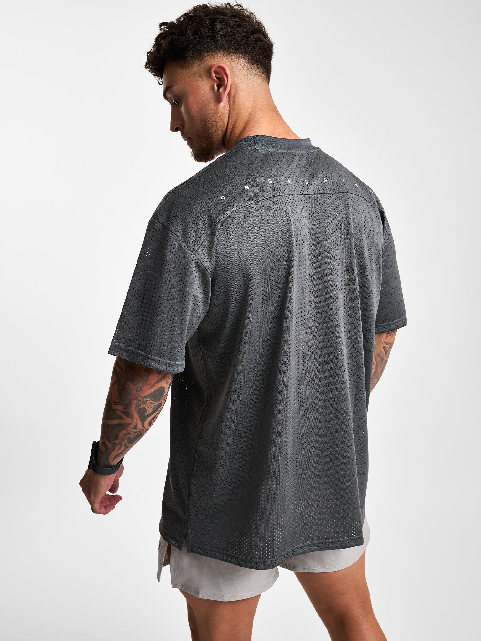 MINIMAL LOGO T-SHIRT - GRIS