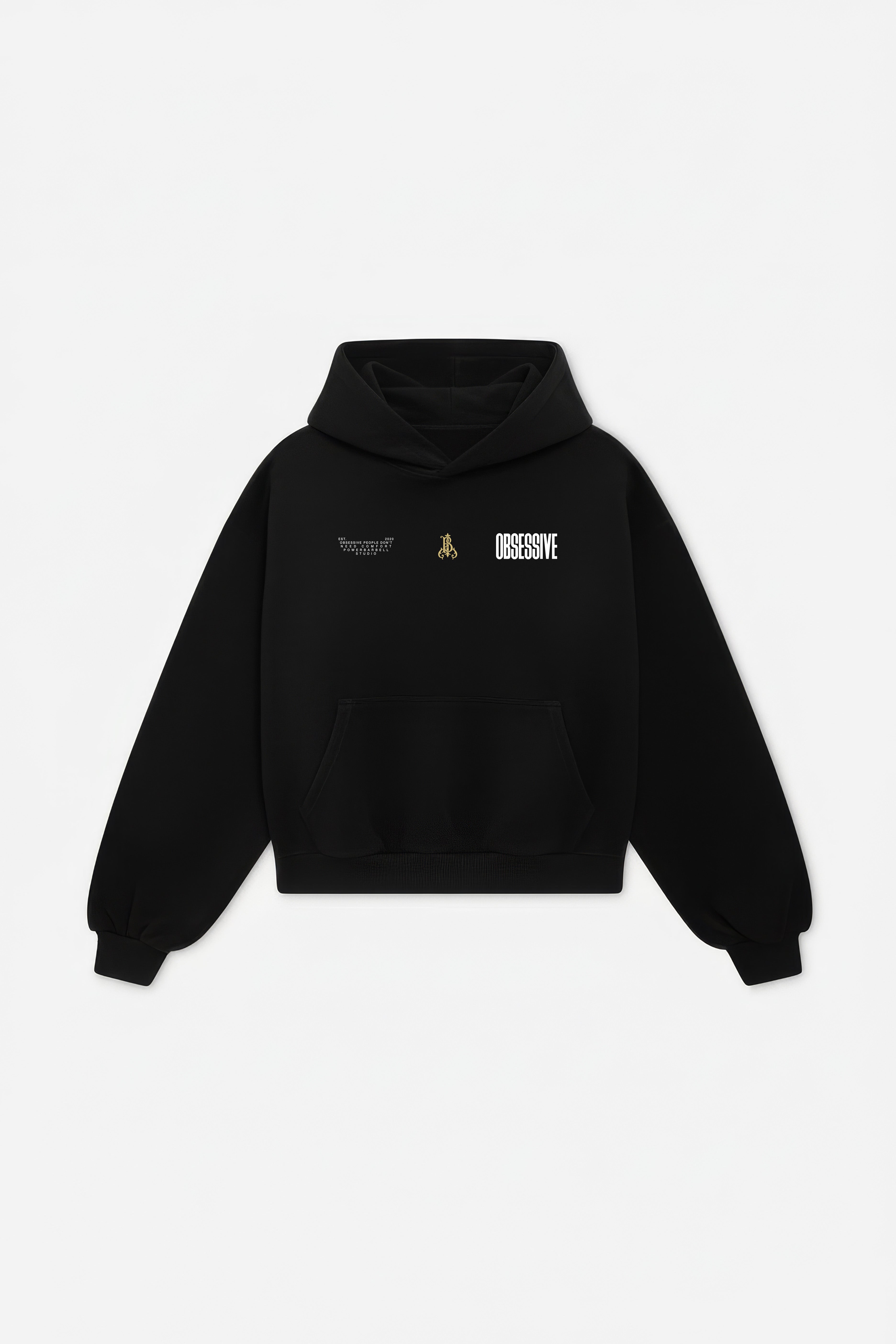 RPDNC OBSESSIVE PATCH HOODIE - NEGRO