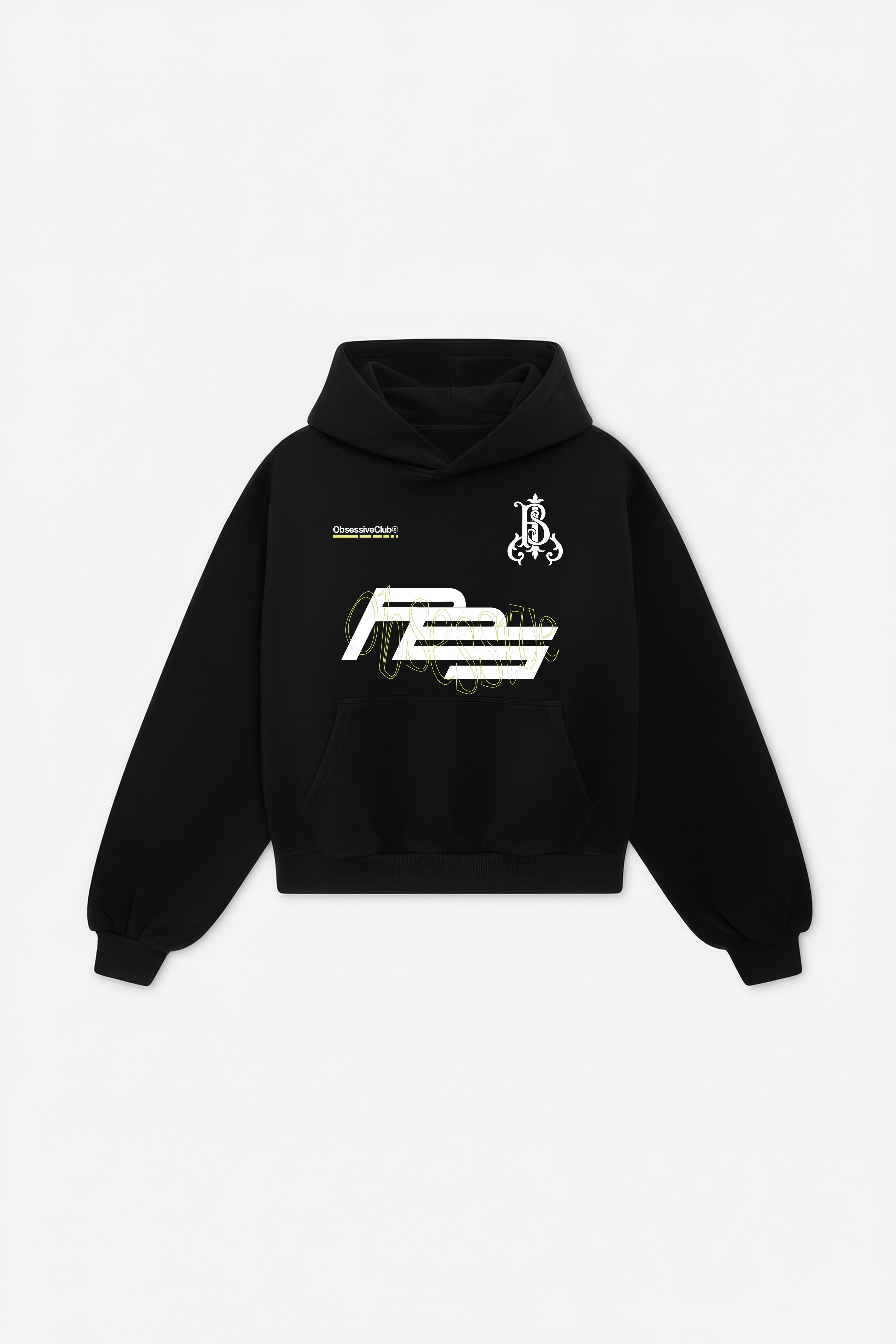 OBSESSIVE CLUB HOODIE - NEGRO