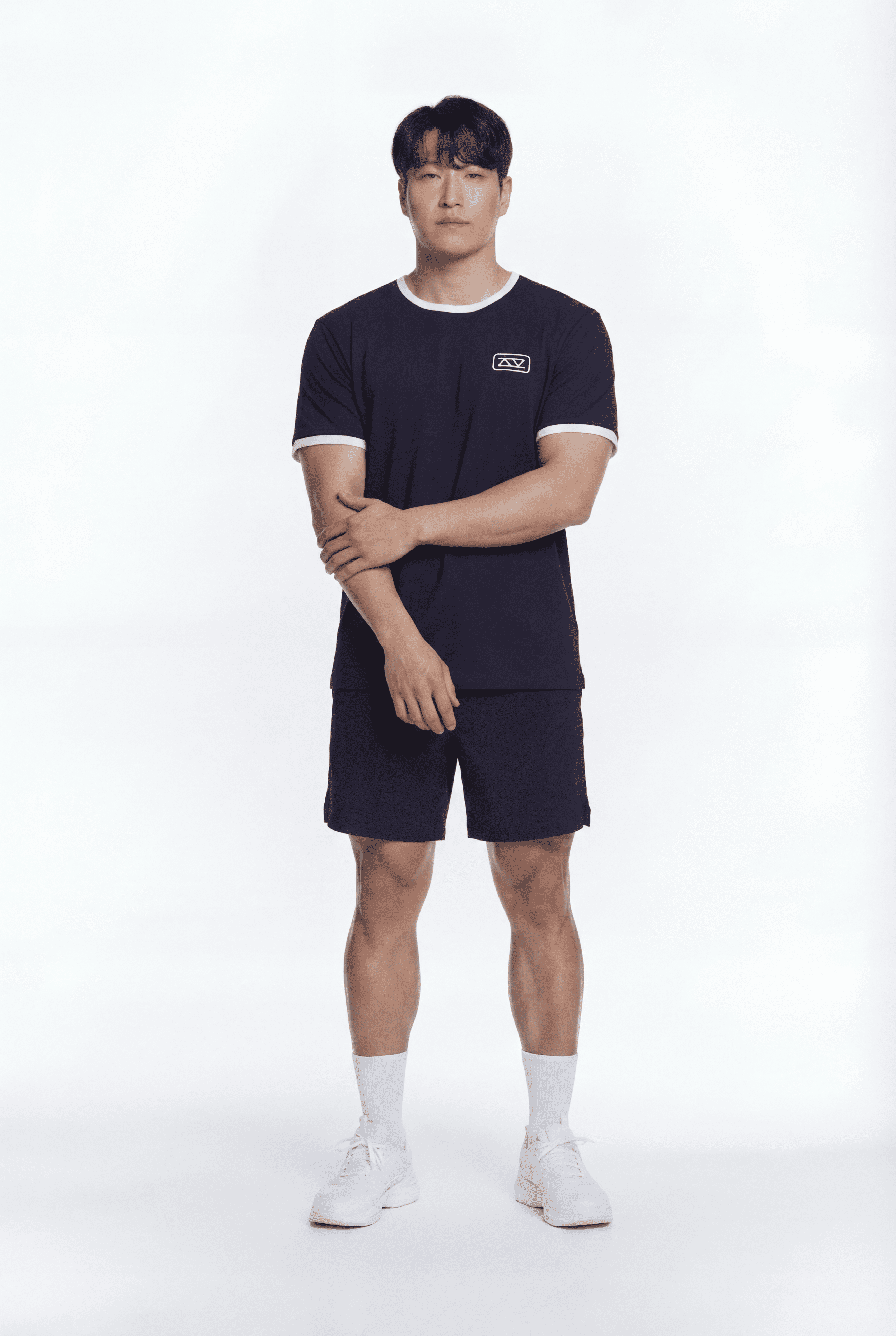 CAMISETA BÁSICA PBS - AZUL MARINO