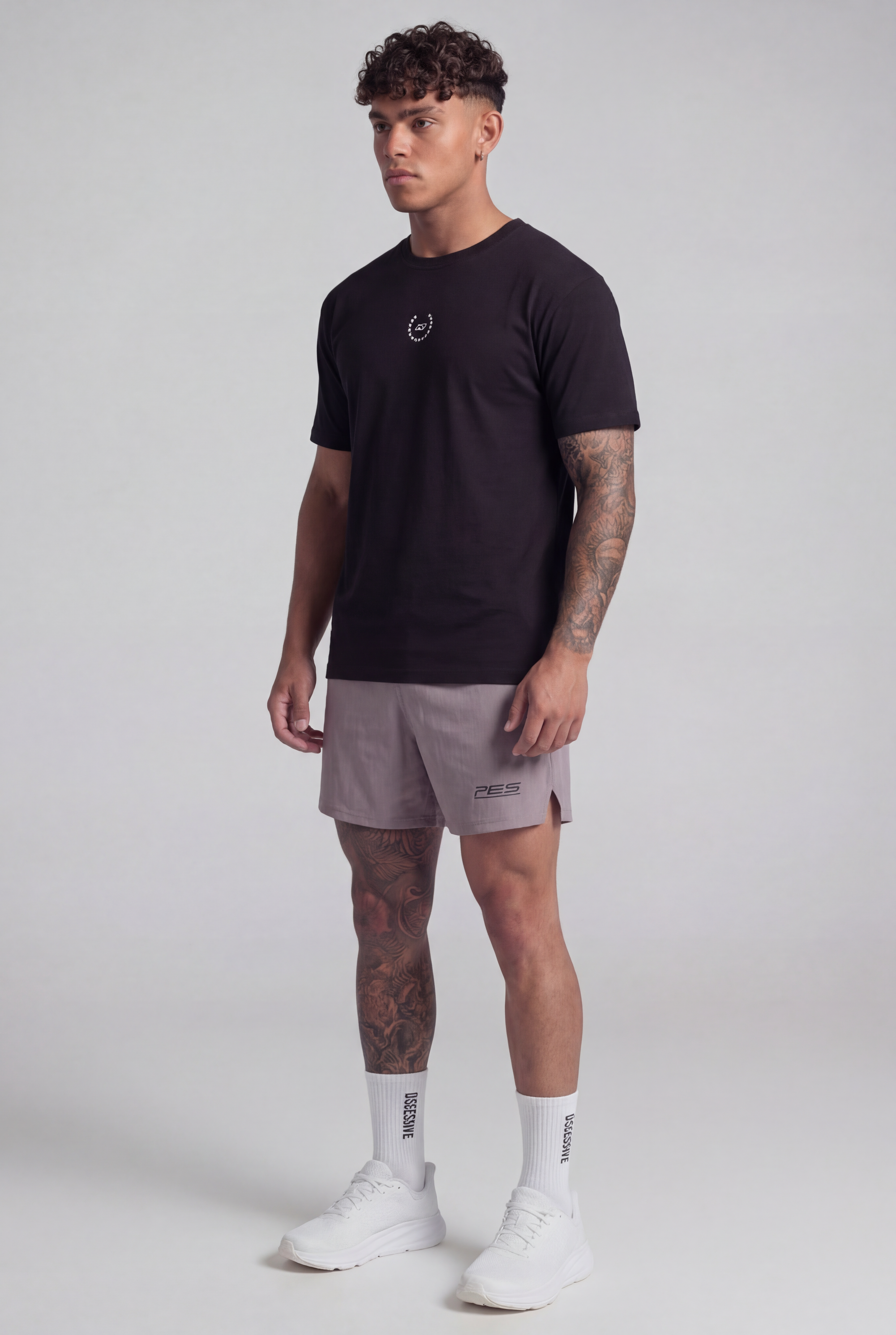 OBSESSIVE MENTALITY OVERSIZED T-SHIRT - NEGRO