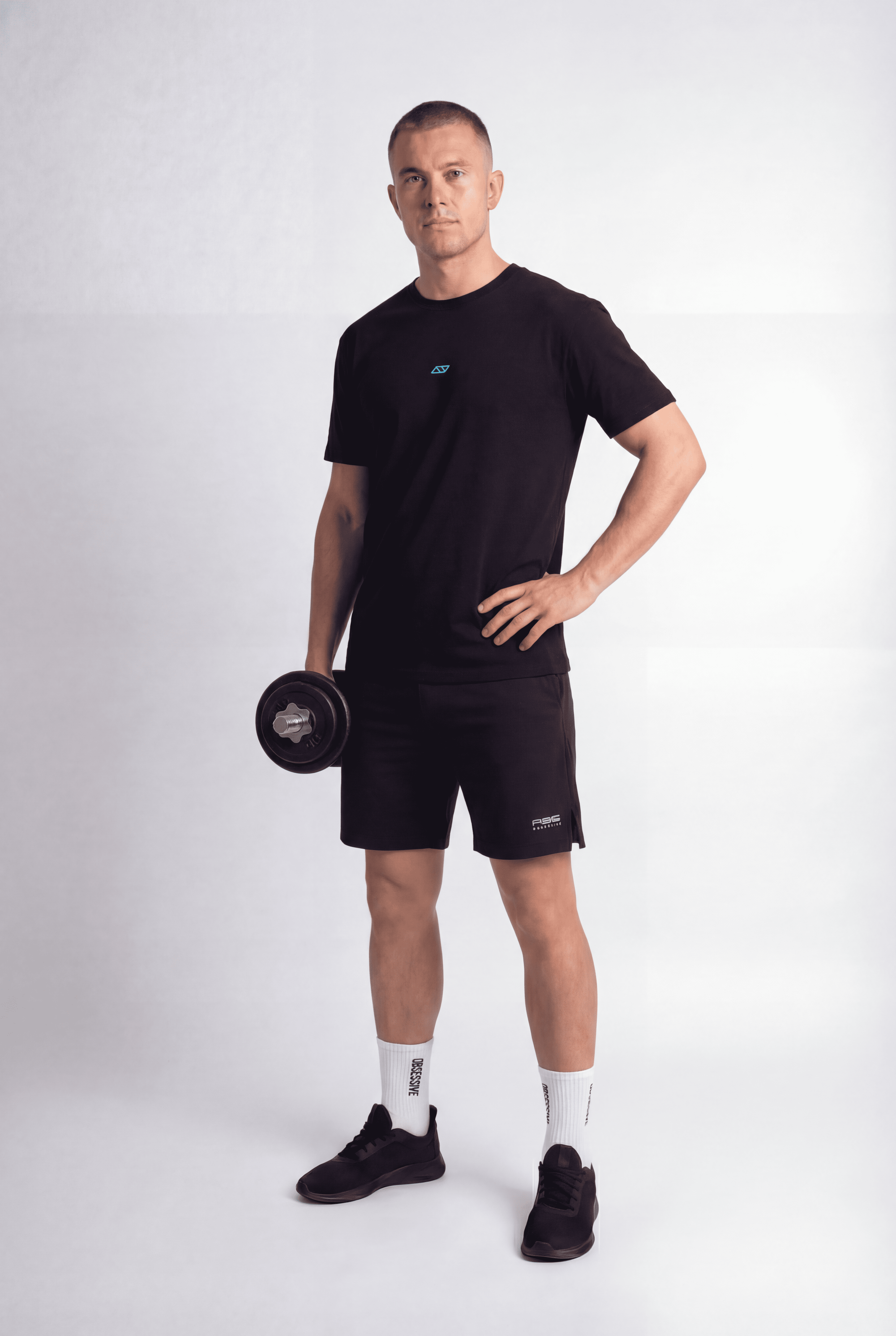 OBSESSIVE 2.0 OVERSIZED T-SHIRT - NEGRO Y AZUL