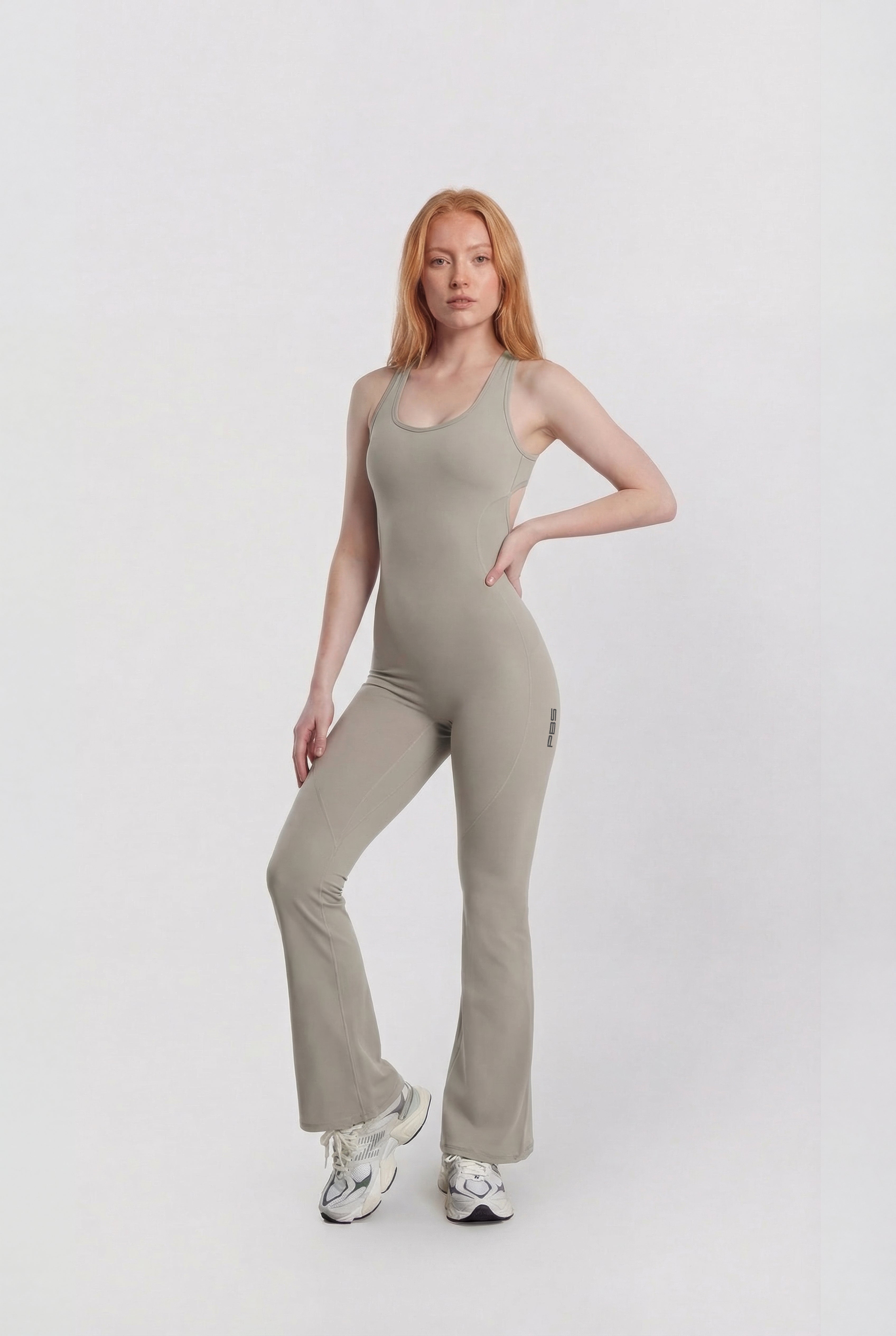 JUMPSUIT FLARED ELITE - GRIS