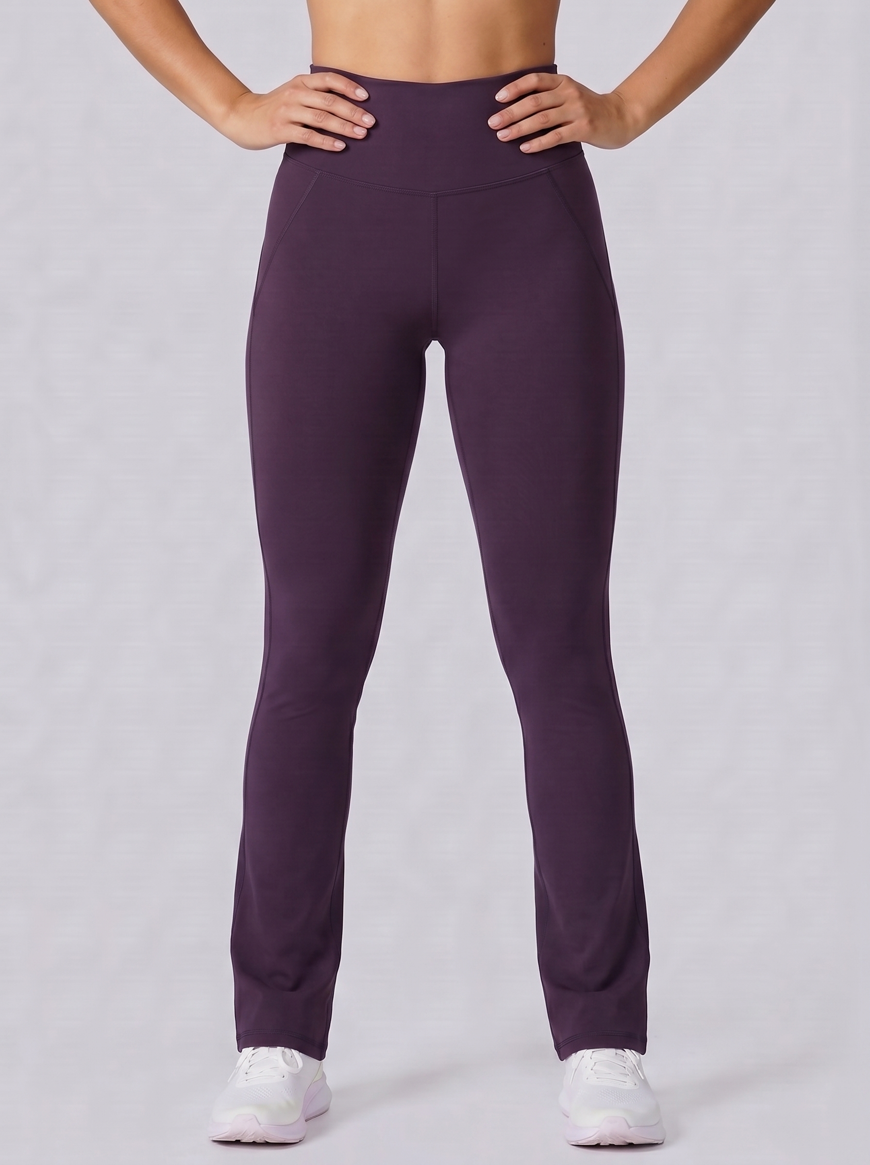 LEGGINGS FLARED INFINITY - MORADO