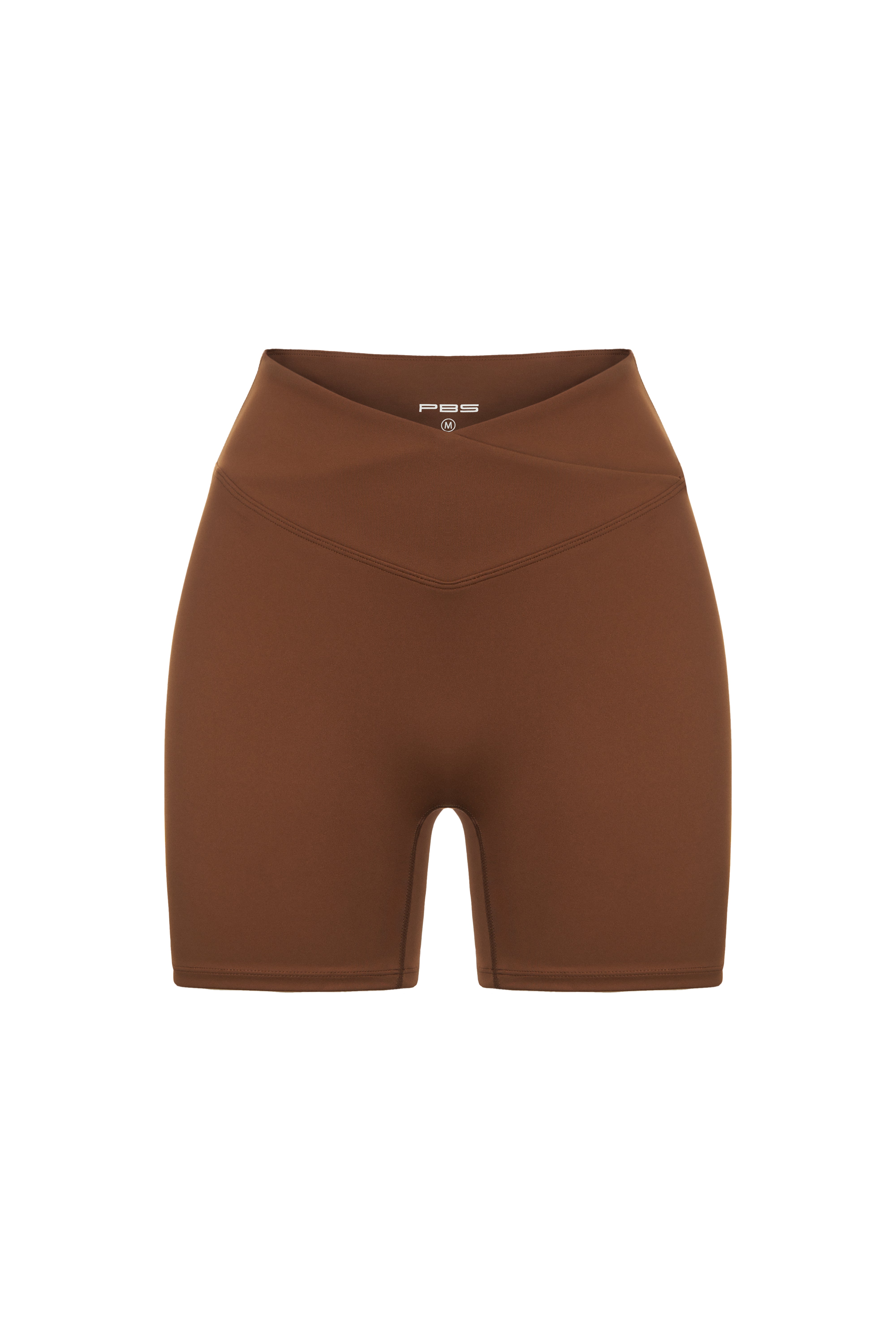SHORT CINTURA CRUZADA ICON - MARRON