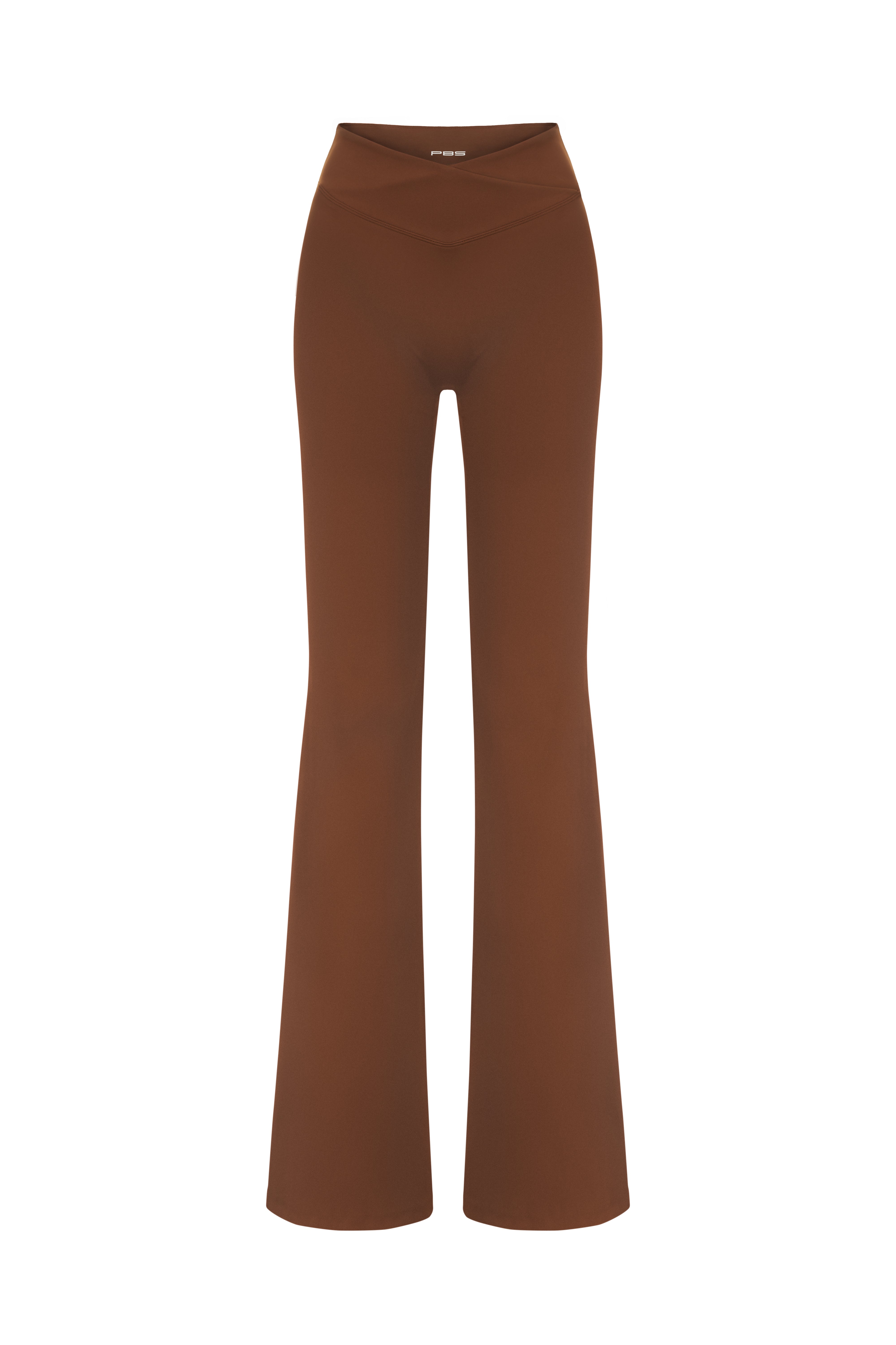 LEGGINGS FLARED ICON - MARRON