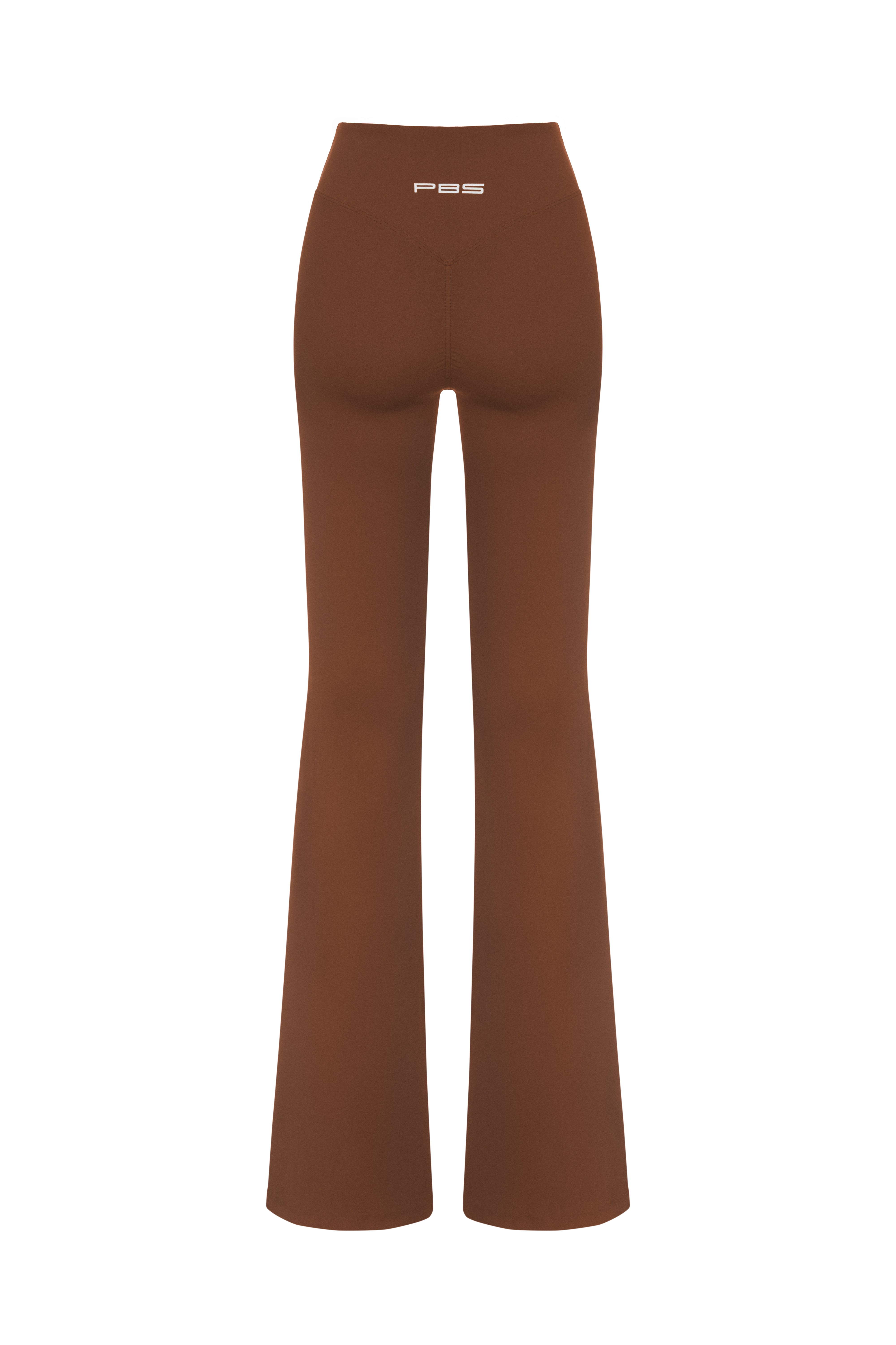 LEGGINGS FLARED ICON - MARRON