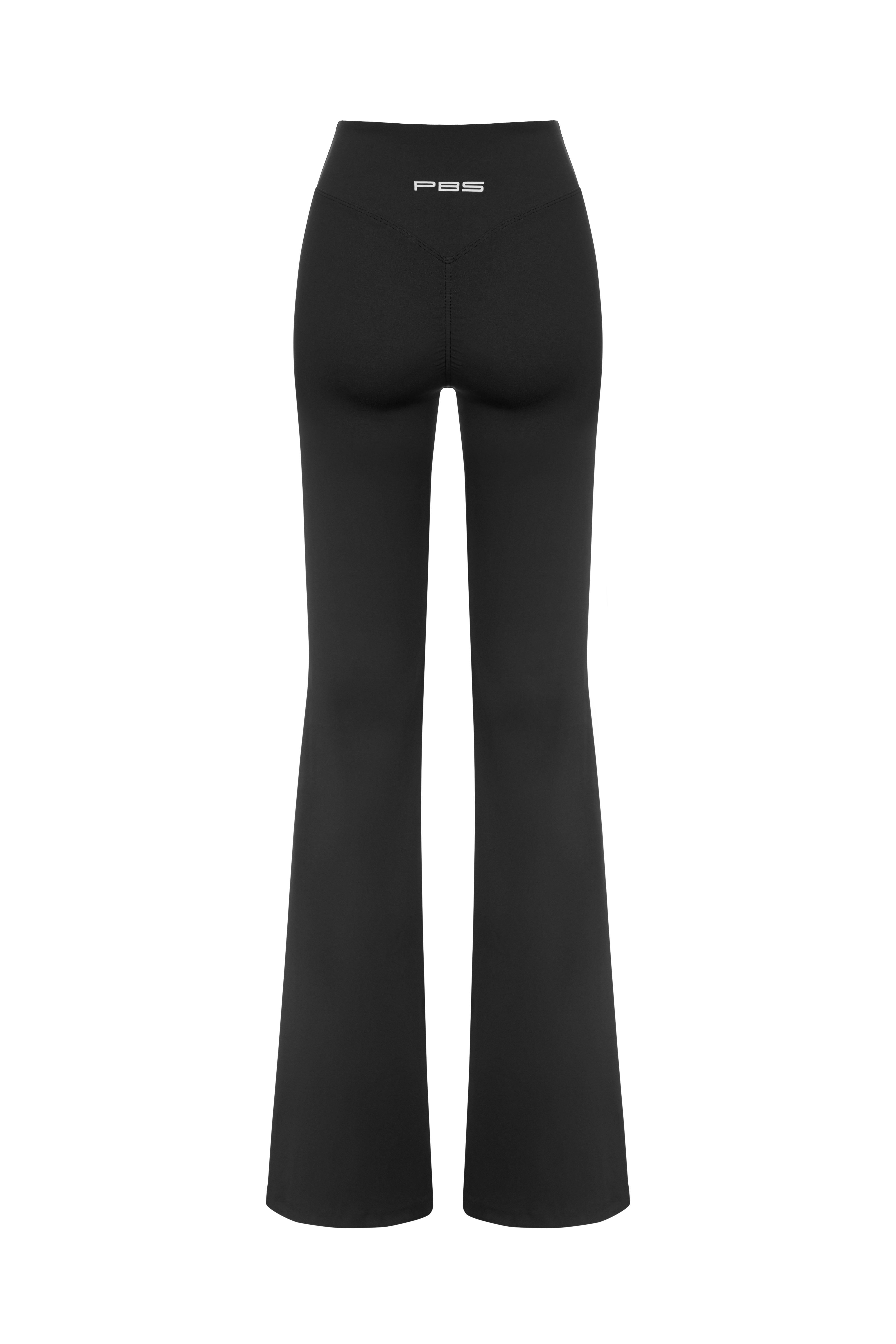 LEGGINGS FLARED MOTION - NEGRO