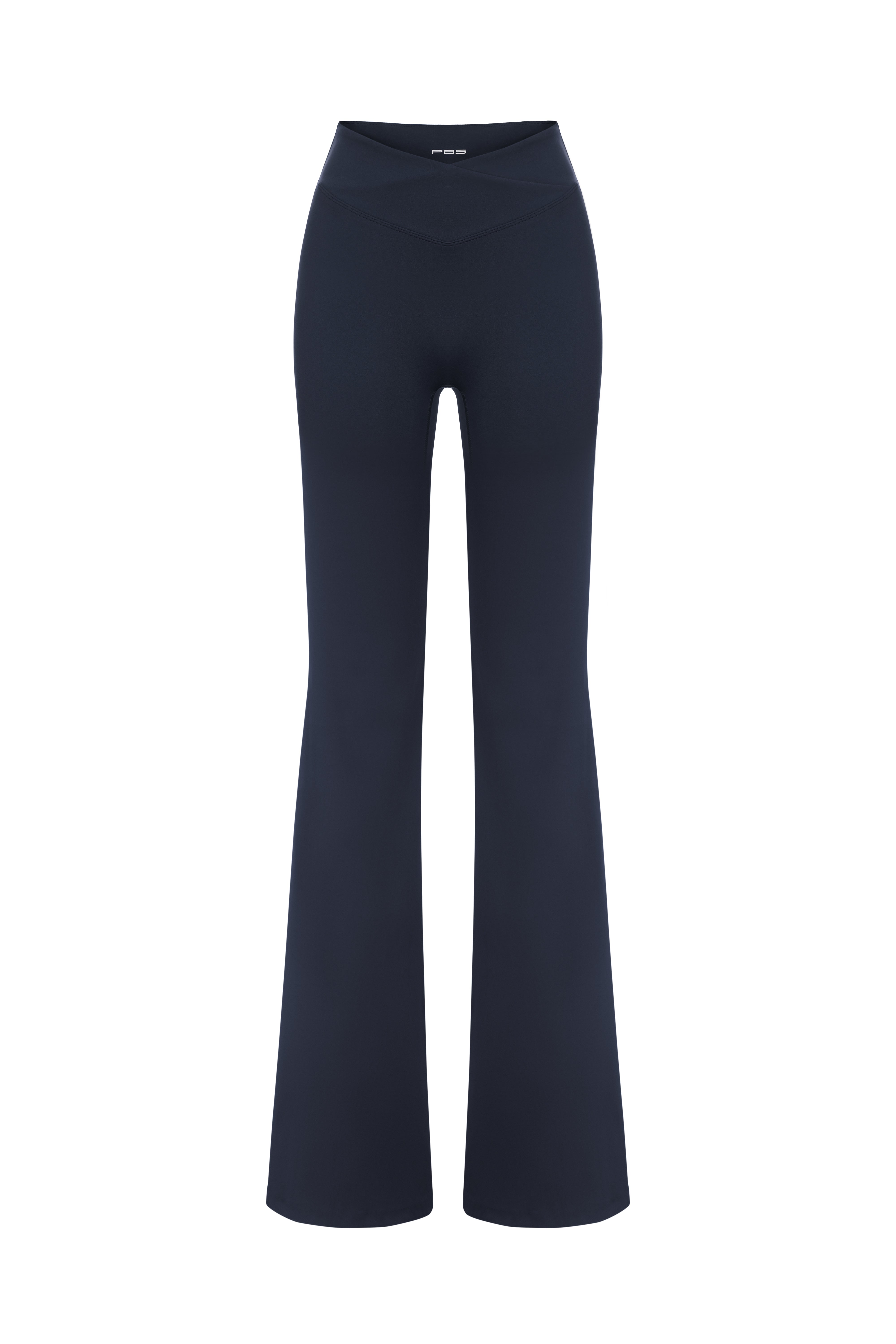 LEGGINGS FLARED MOTION - NAVY