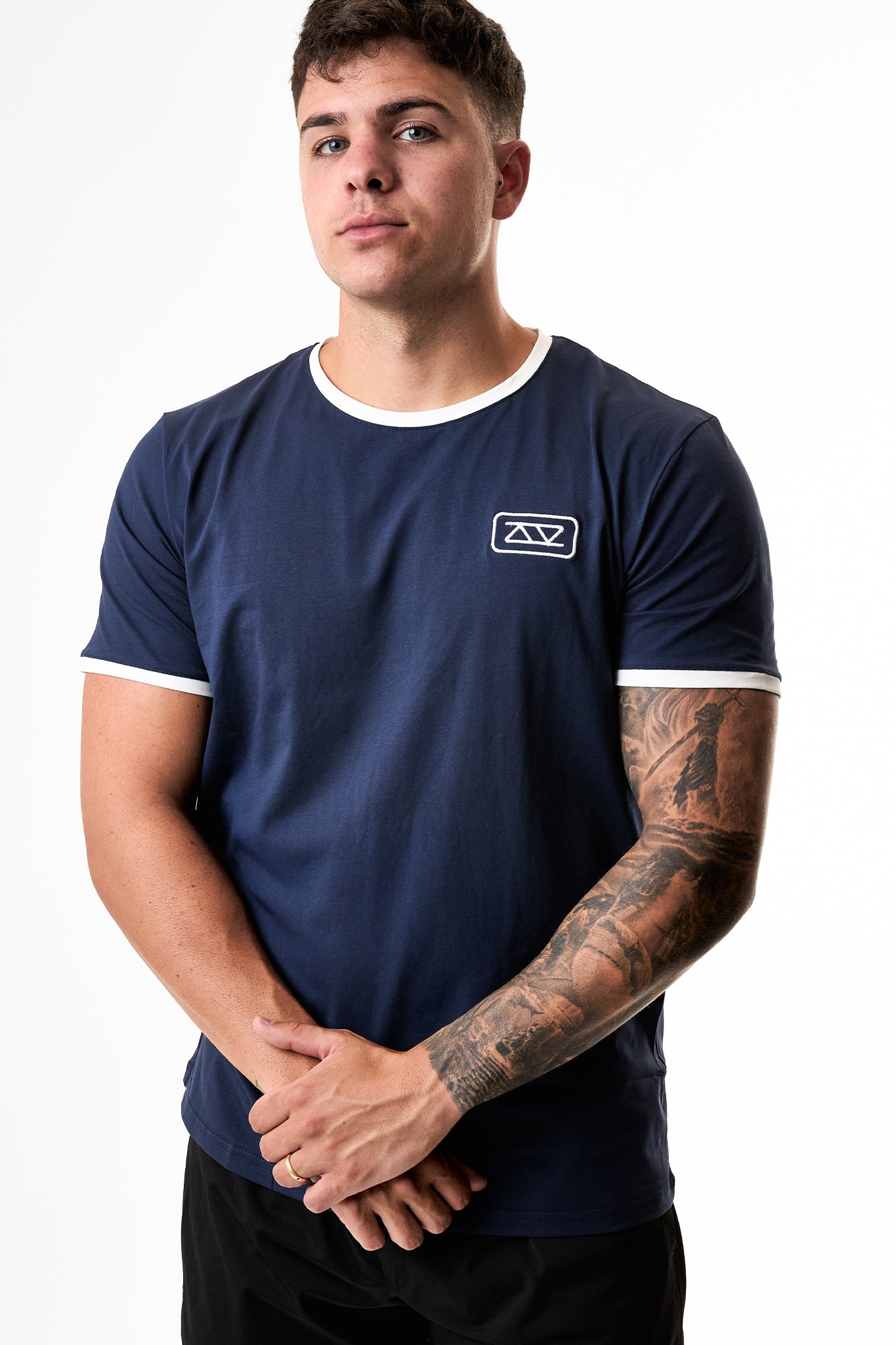 CAMISETA BÁSICA PBS - AZUL MARINO