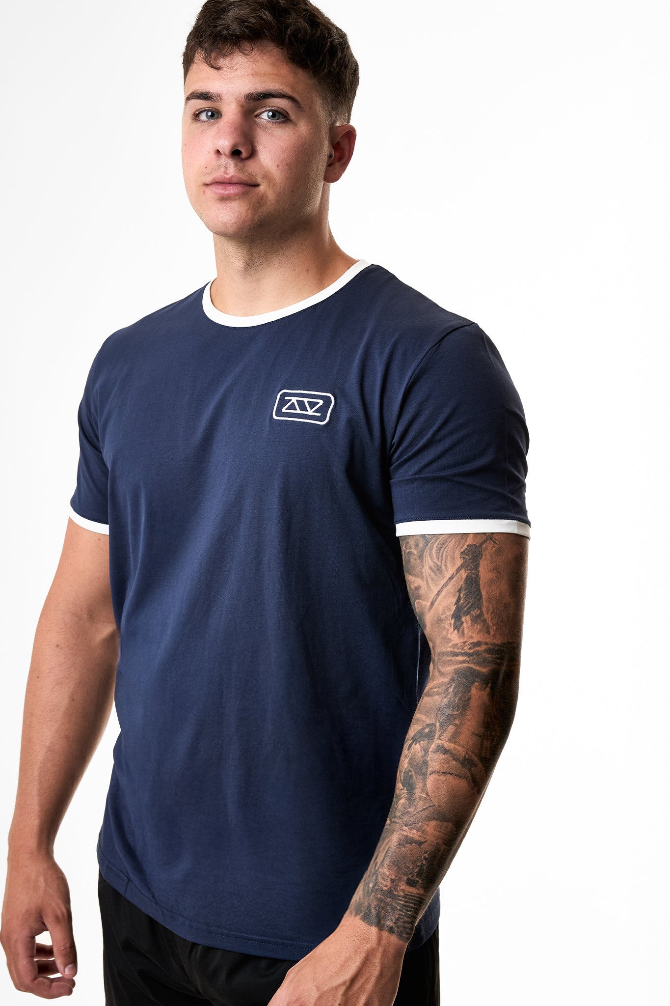 CAMISETA BÁSICA PBS - AZUL MARINO