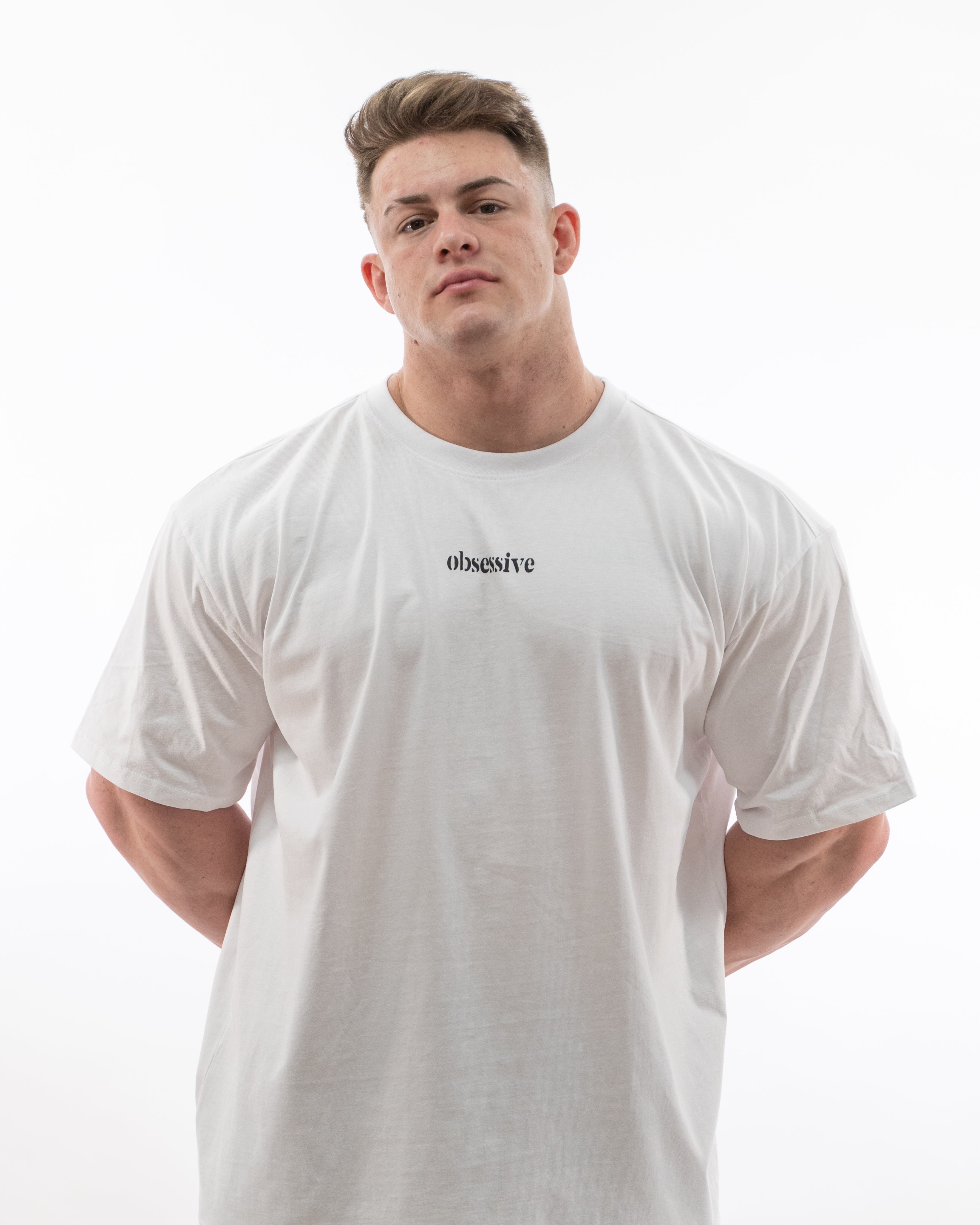 CAMISETA OBSESSIVE OVERSIZE - BLANCO